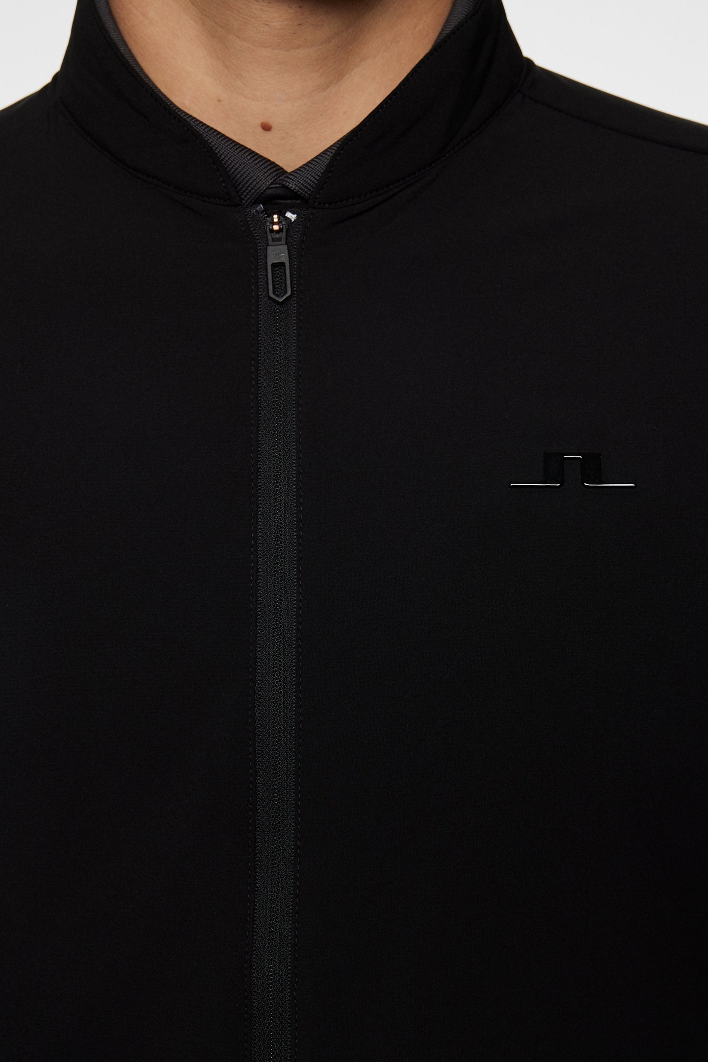 KV Hybrid Golf Jacket in Black by J.Lindeberg