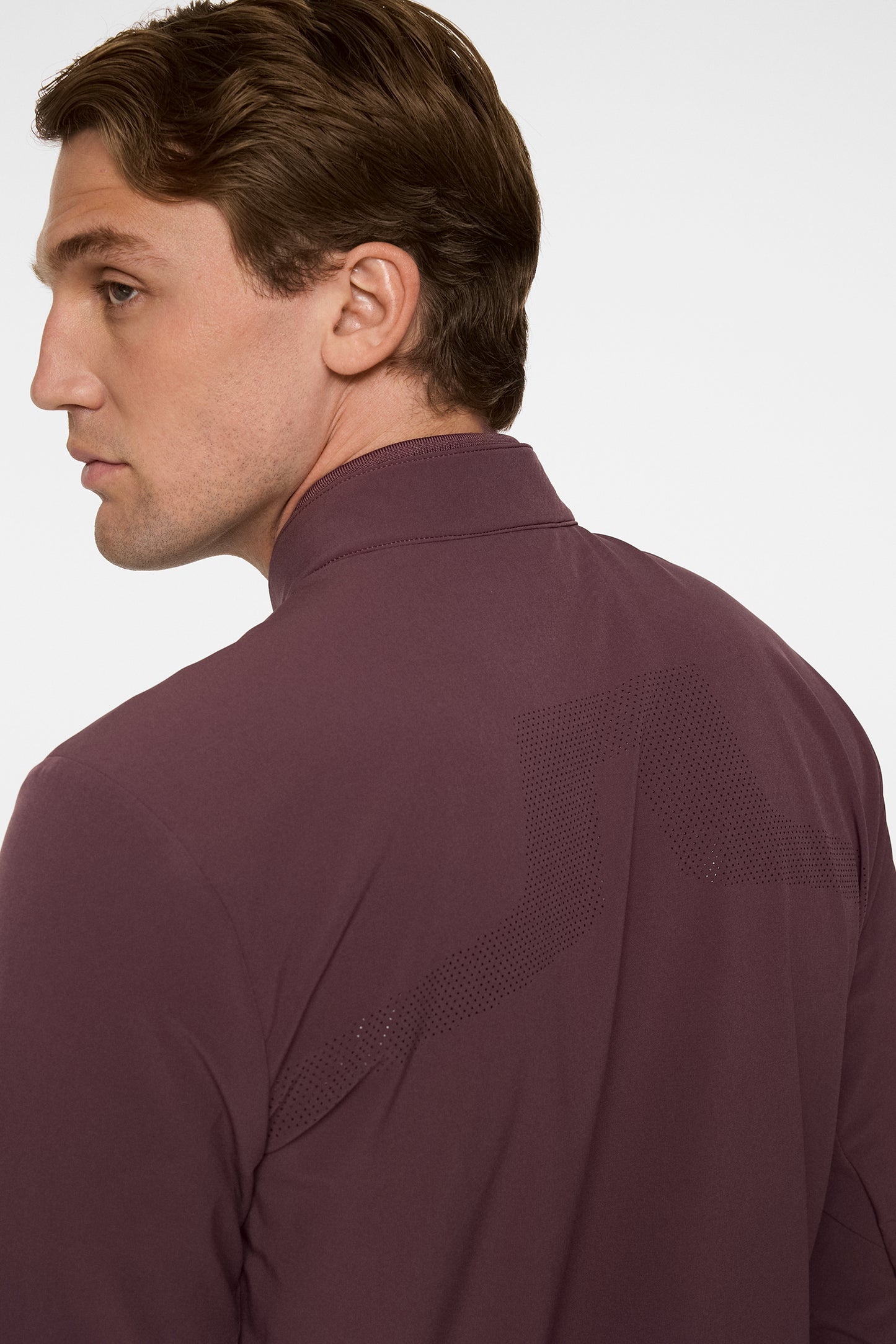KV Hybrid Golf Jacket in Huckleberry by J.Lindeberg