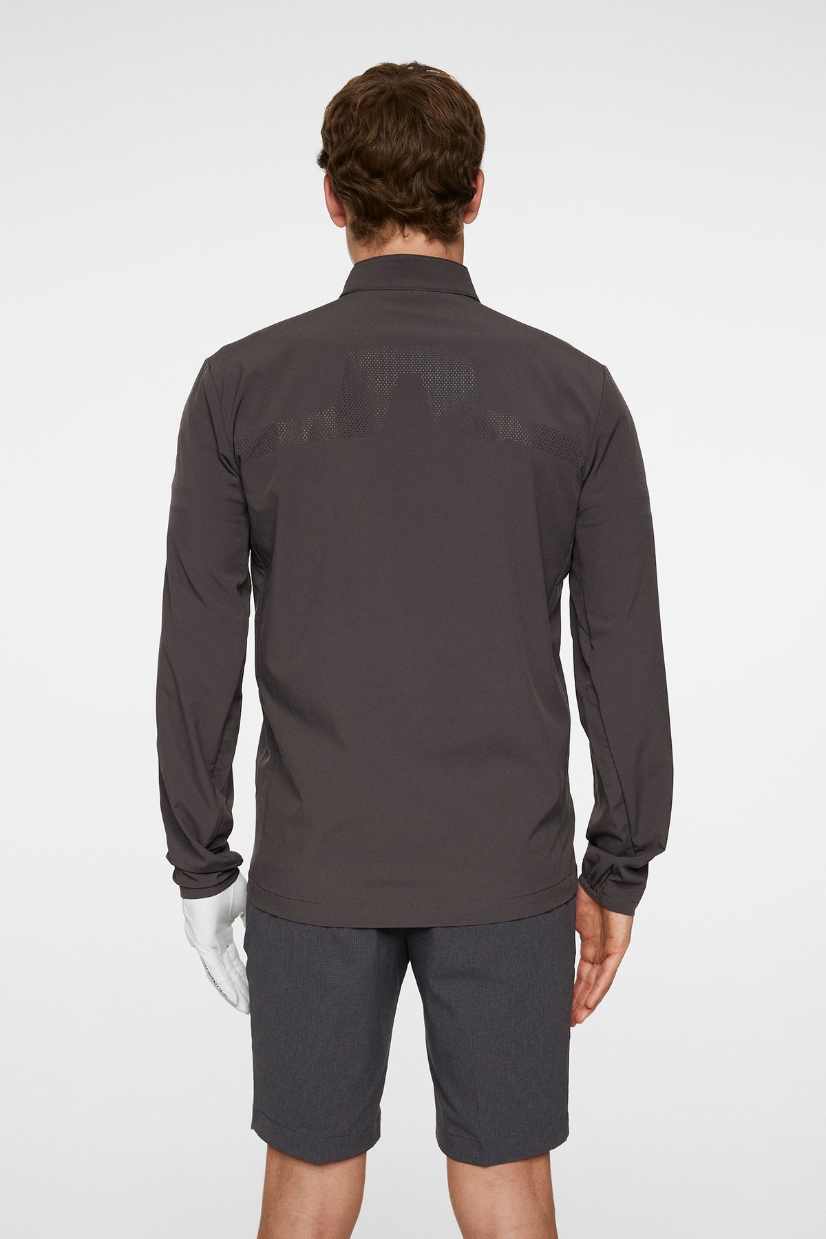 KV Hybrid Golf Jacket in Asphalt by J.Lindeberg