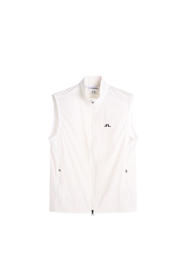 Ash Light Packable Vest / White