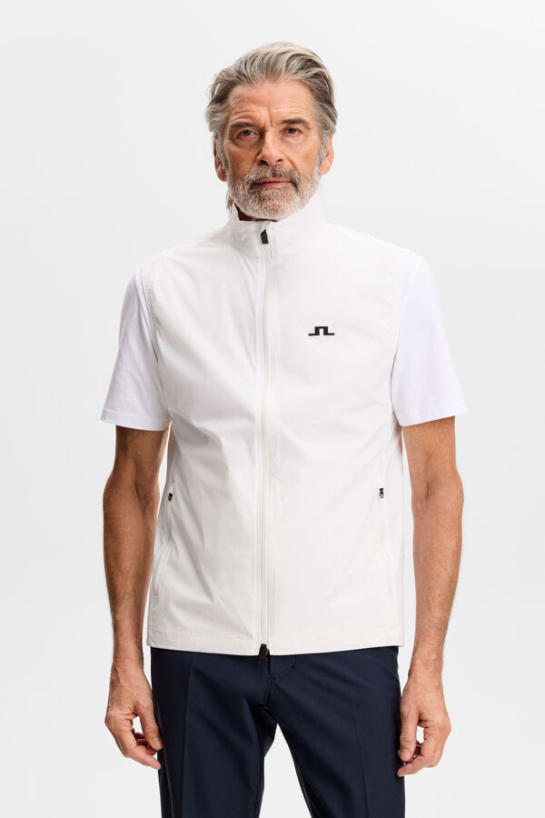 Ash Light Packable Vest / White
