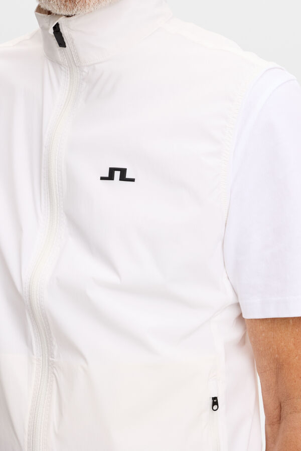 Ash Light Packable Vest / White