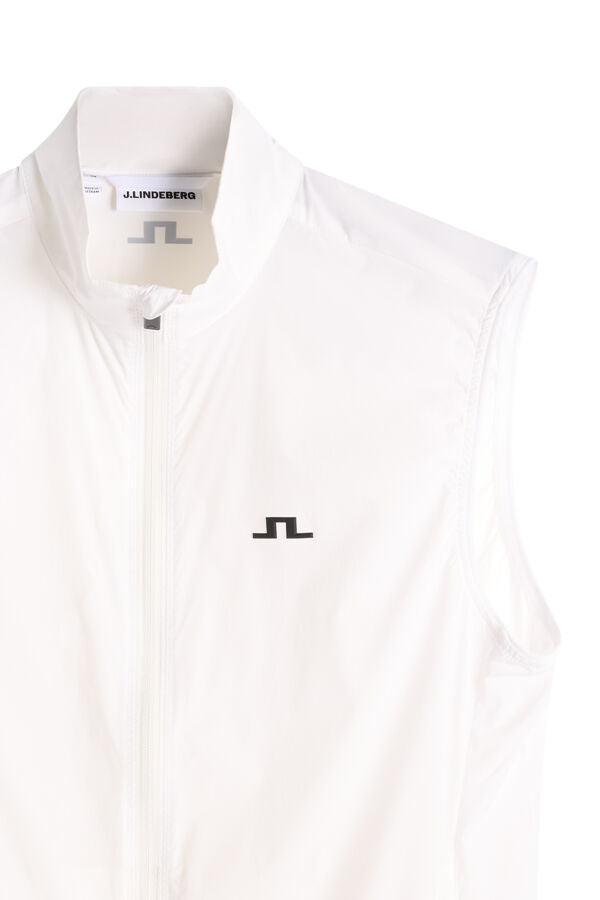 Ash Light Packable Vest / White