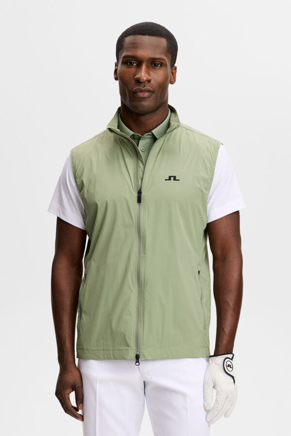 Ash Light Packable Vest / Hedge Green