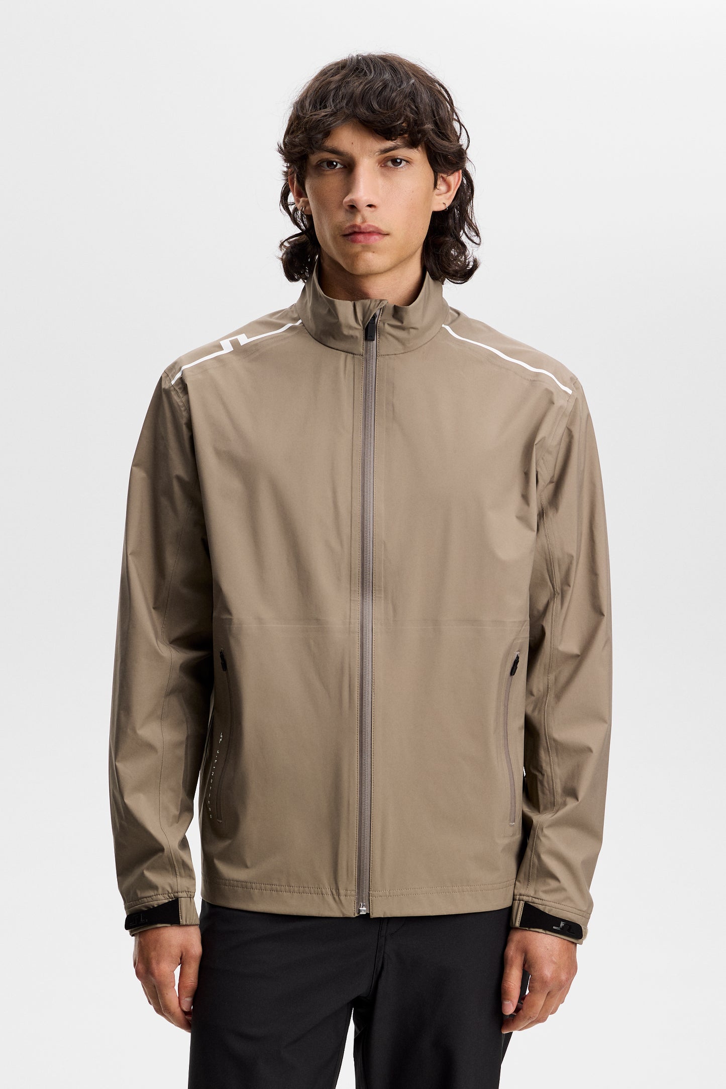 Shay Rain Jacket in Brindle by J.Lindeberg