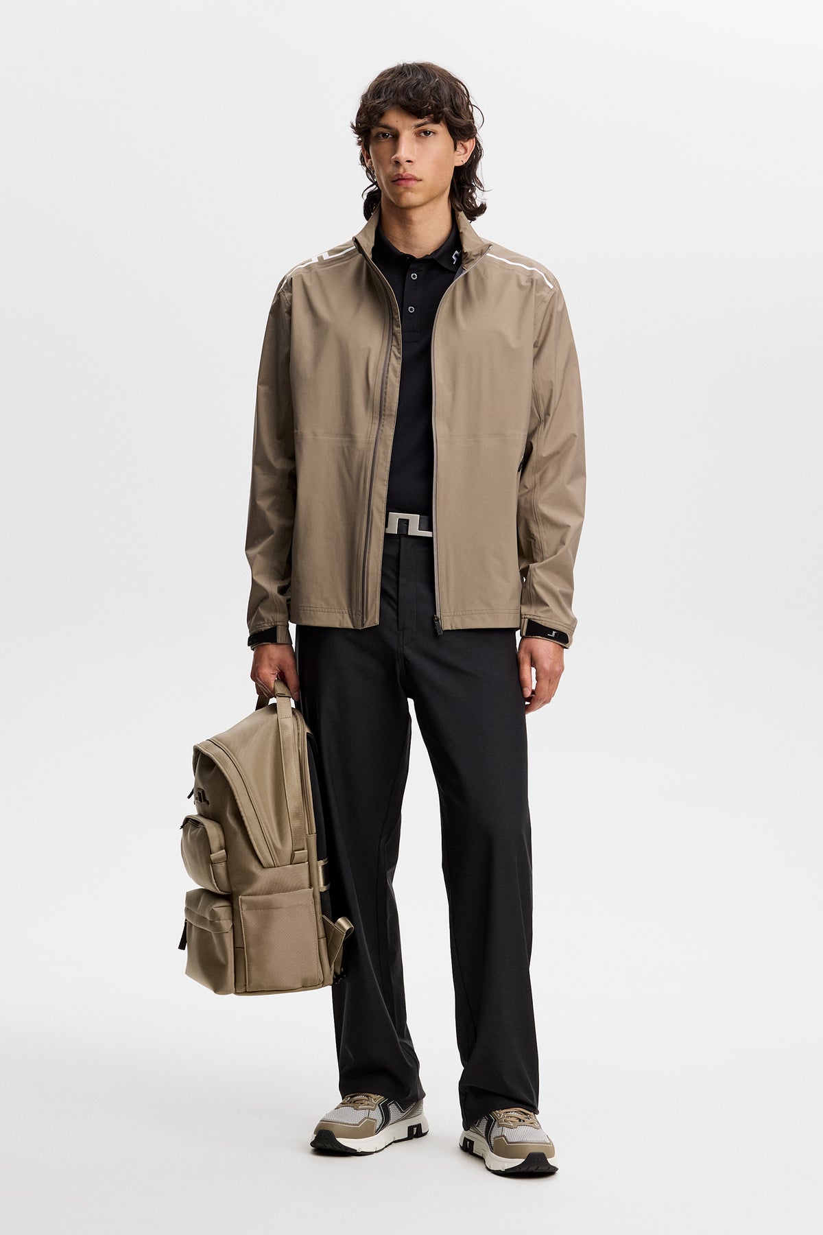 Shay Rain Jacket in Brindle by J.Lindeberg
