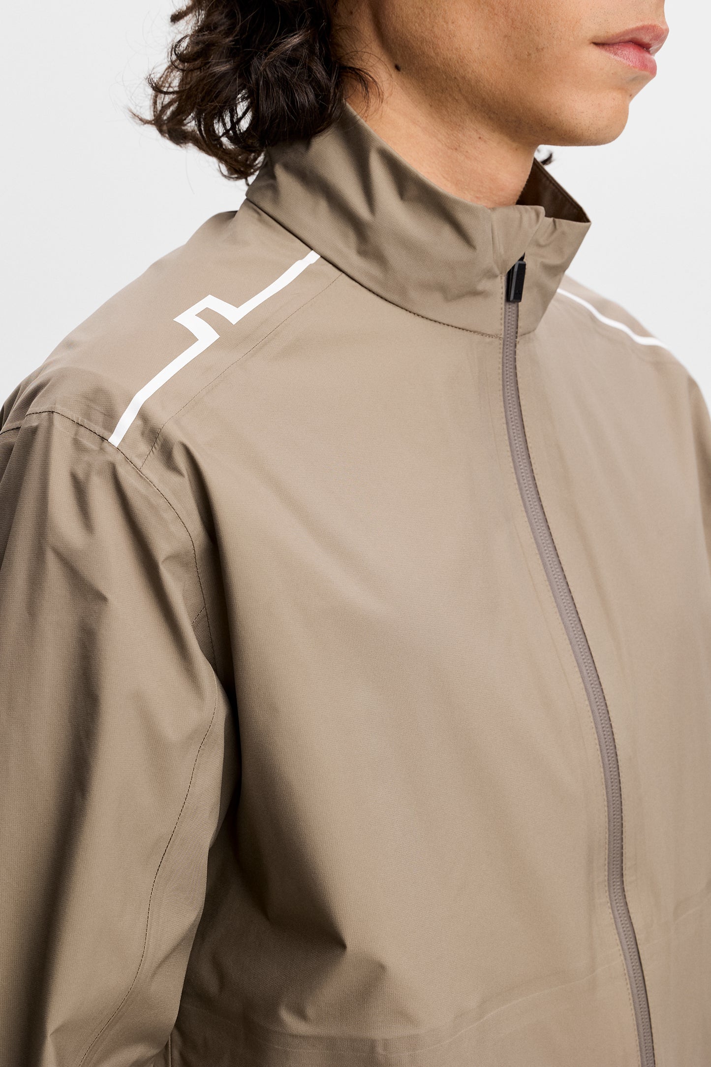 Shay Rain Jacket in Brindle by J.Lindeberg