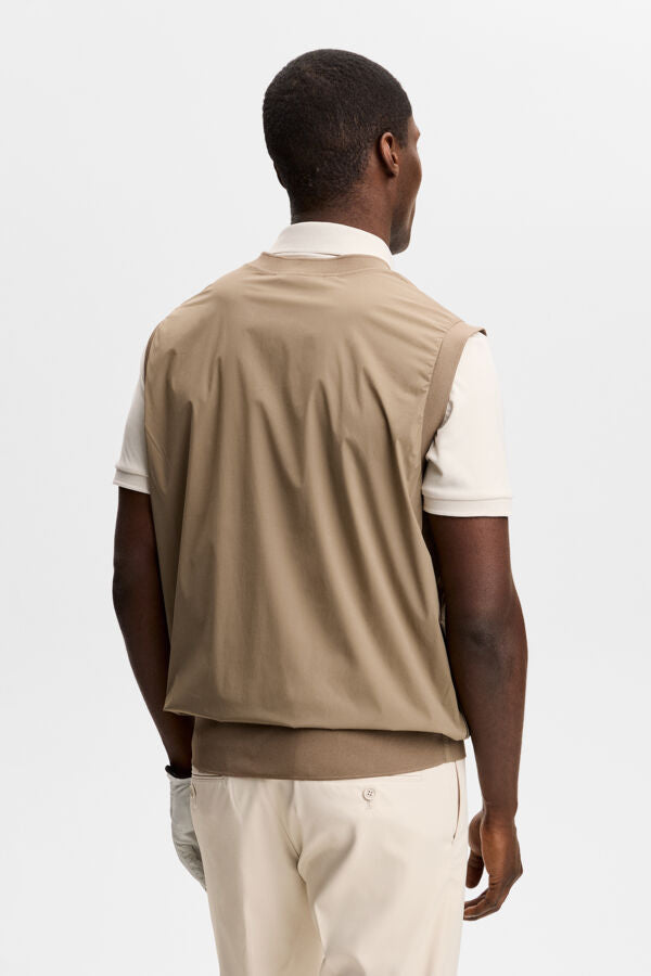 Hybrid Vest Windbreaker / Brindle