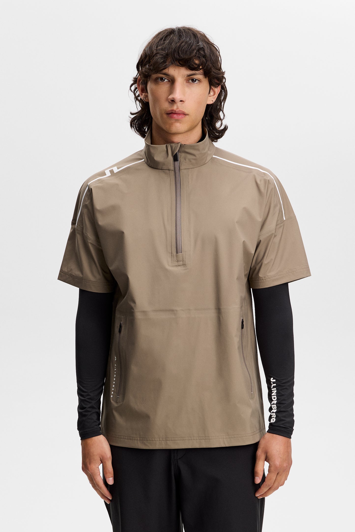 Shay Rain Shirt in Brindle by J.Lindeberg