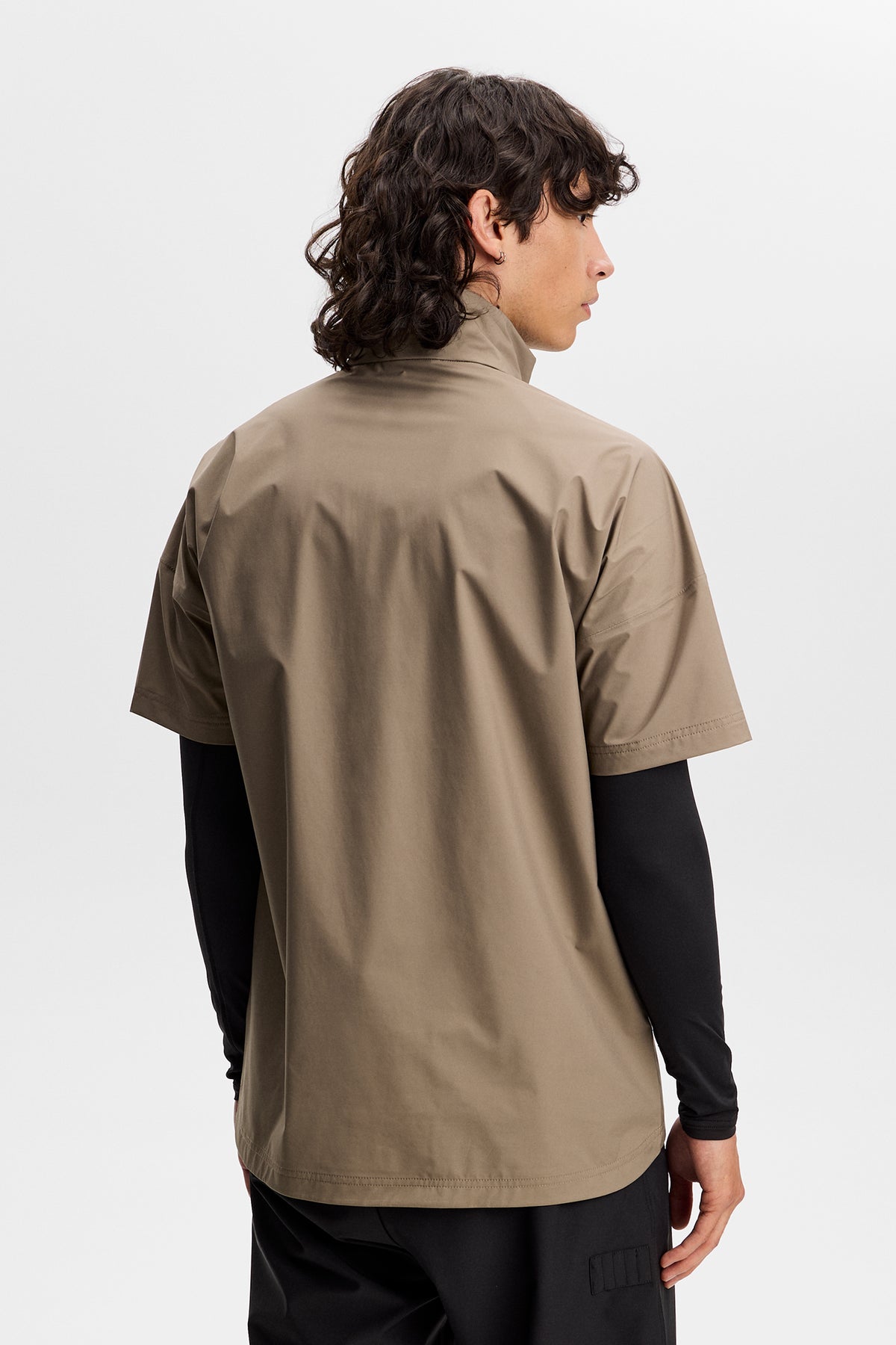 Shay Rain Shirt in Brindle by J.Lindeberg