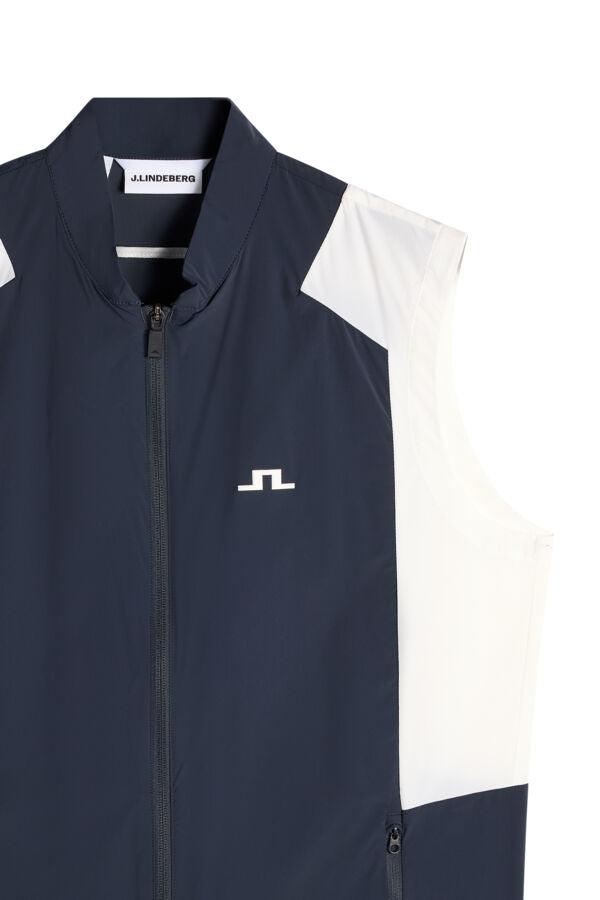 Jacs Zip Packable Vest / JL Navy
