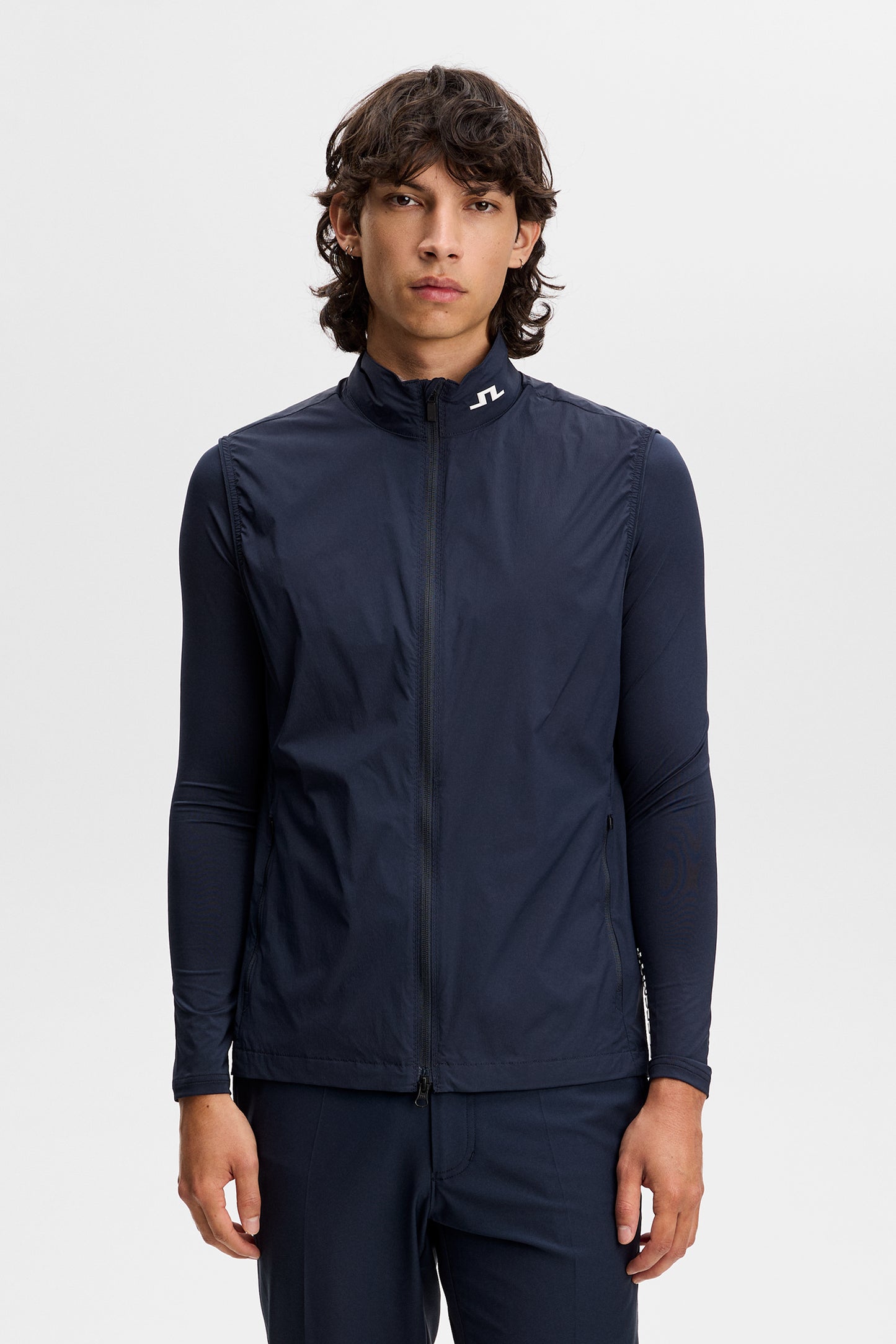 Tour Tech Packable Vest in JL Navy by J.Lindeberg