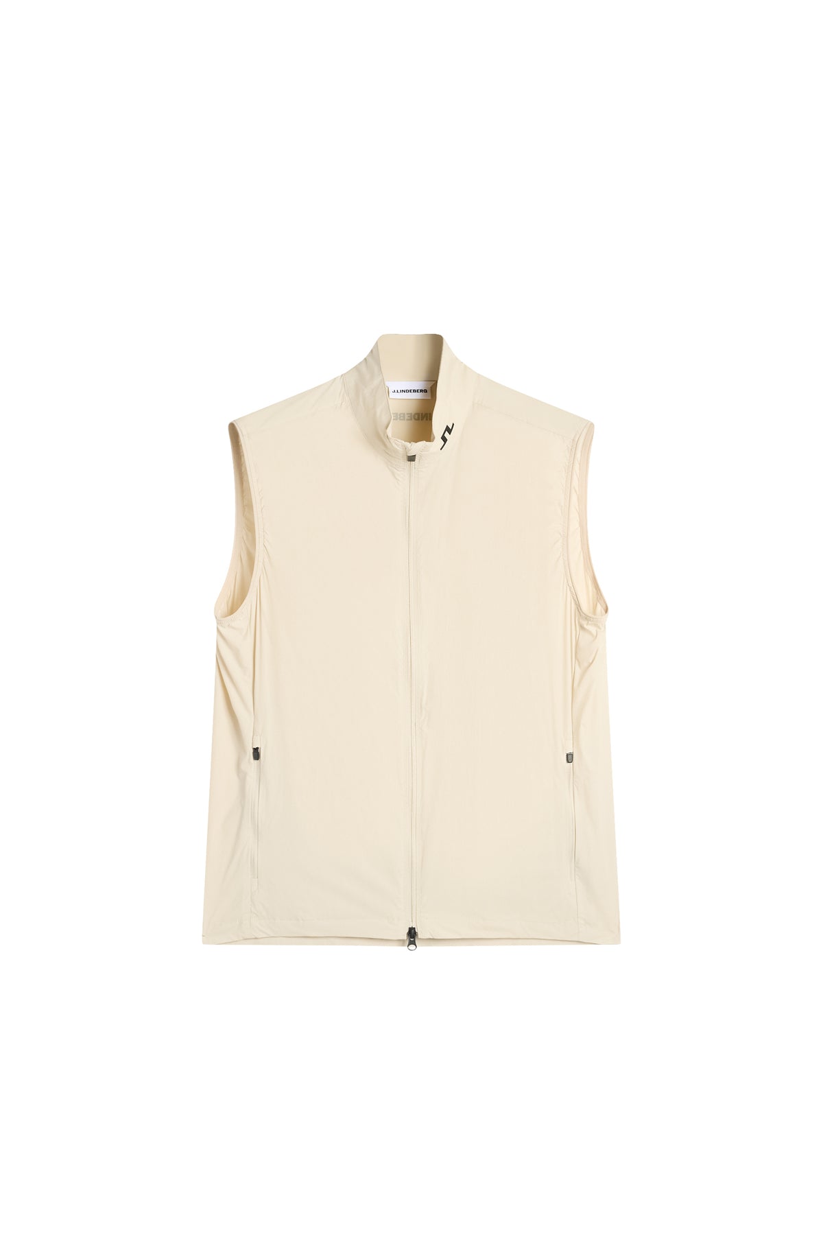 Tour Tech Packable Vest in Moonbeam by J.Lindeberg