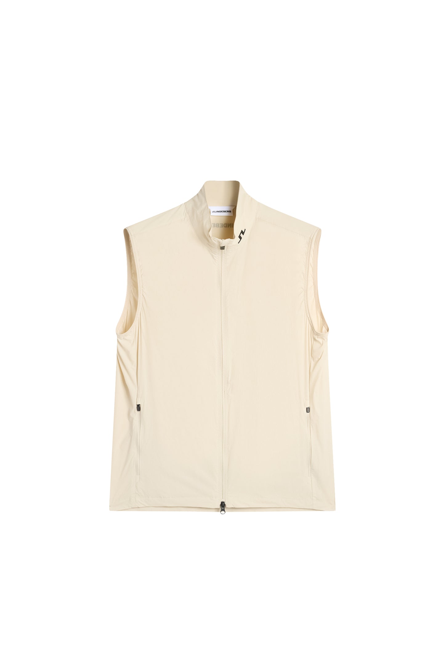 Tour Tech Packable Vest in Moonbeam by J.Lindeberg