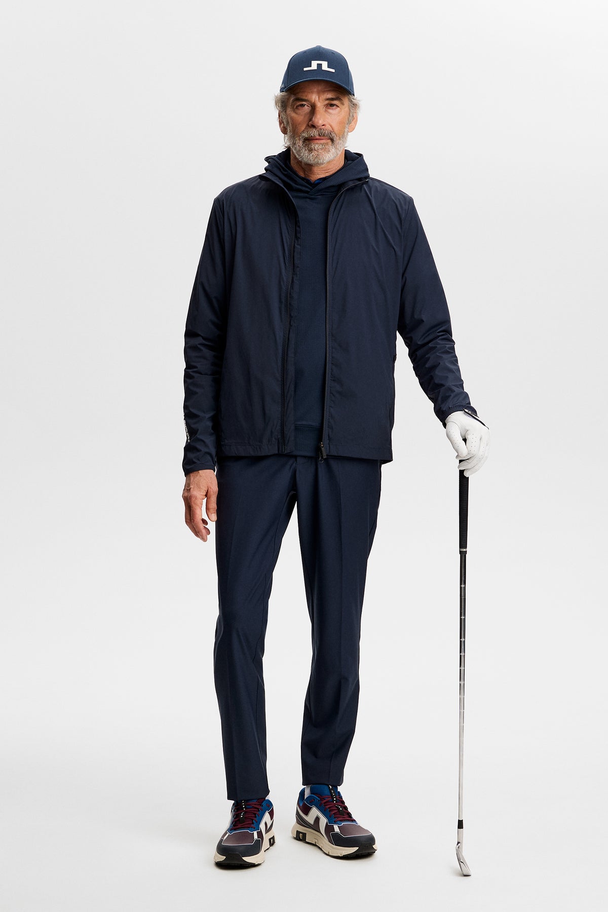 Tour Tech Packable Jacket in JL Navy by J.Lindeberg