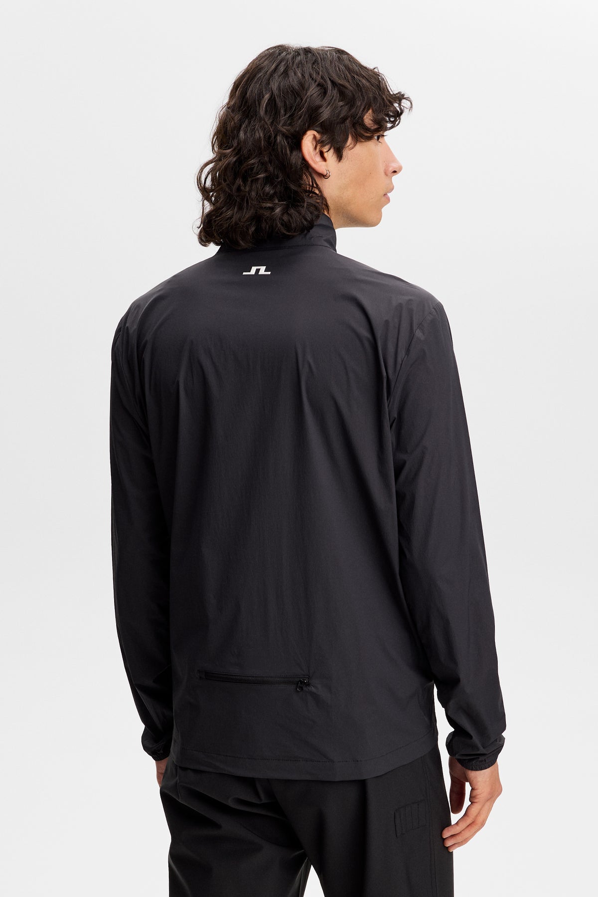 Tour Tech Packable Jacket in Black by J.Lindeberg