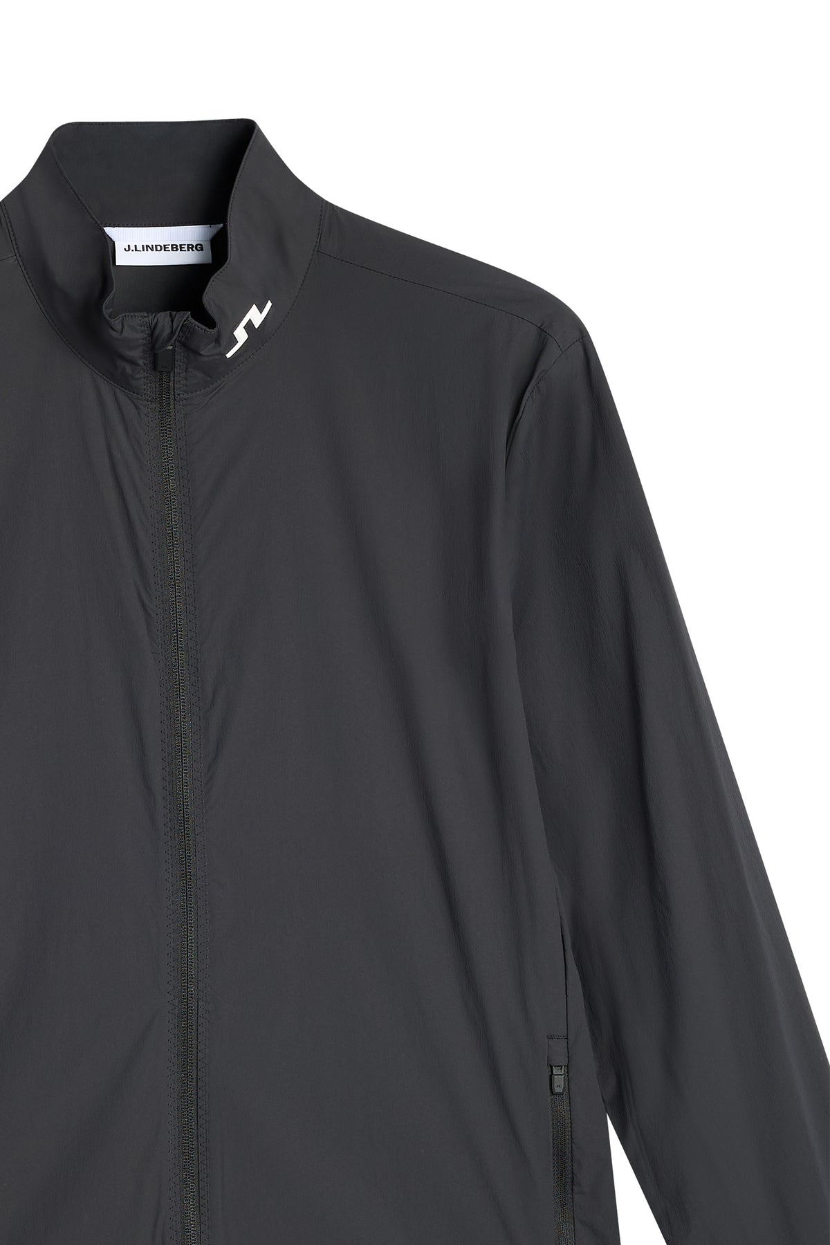 Tour Tech Packable Jacket in Black by J.Lindeberg