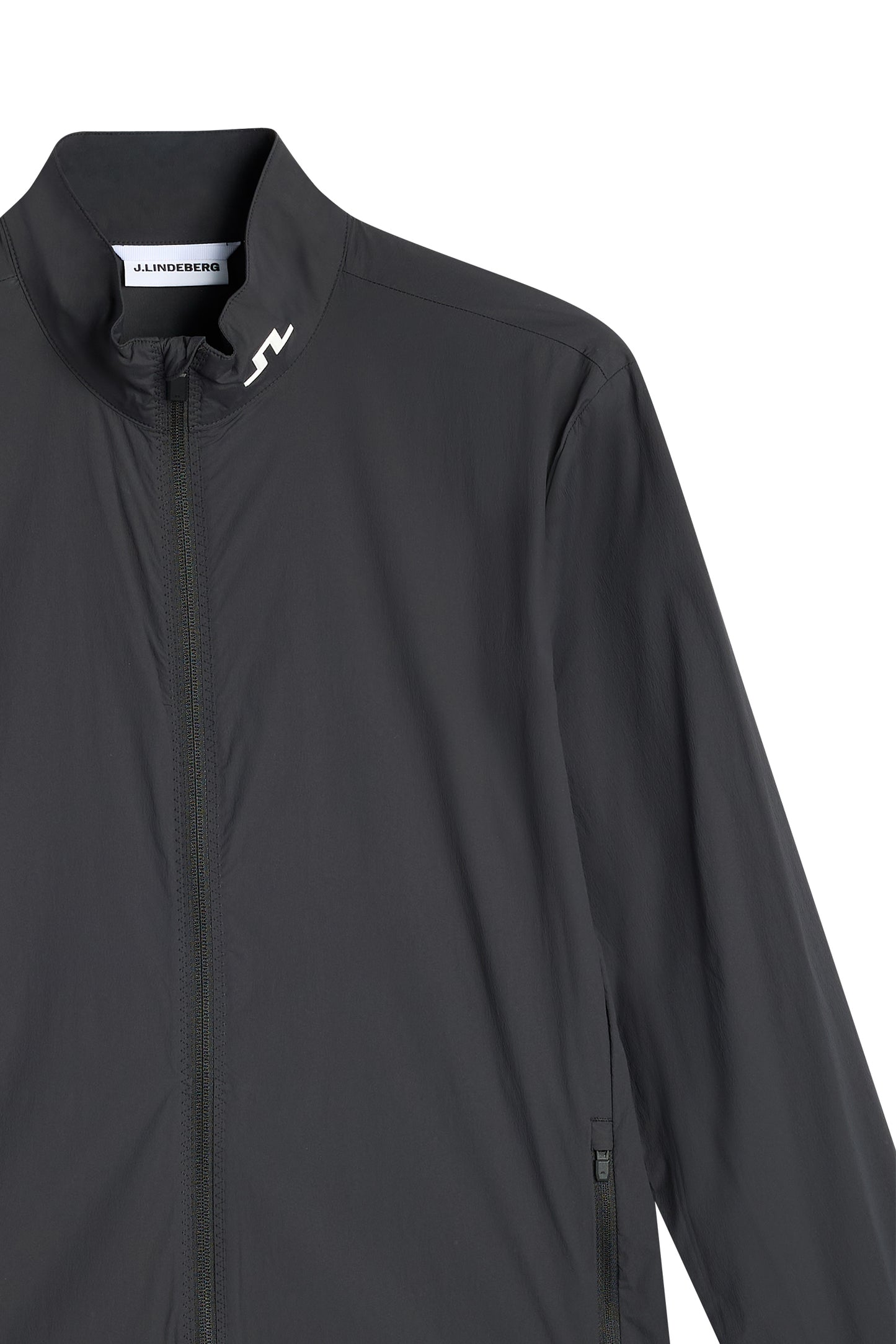 Tour Tech Packable Jacket in Black by J.Lindeberg