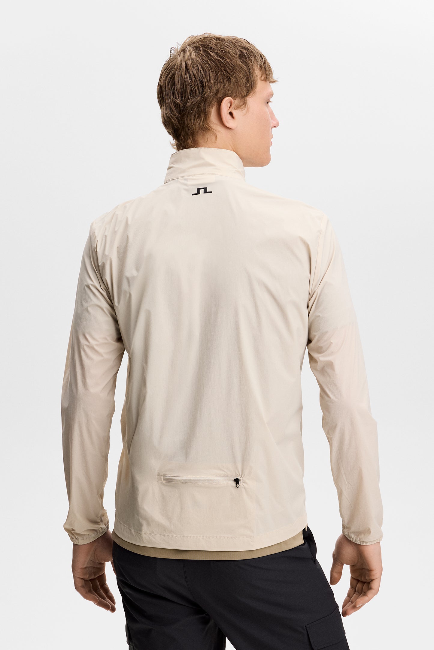 Tour Tech Packable Jacket in Moonbeam by J.Lindeberg
