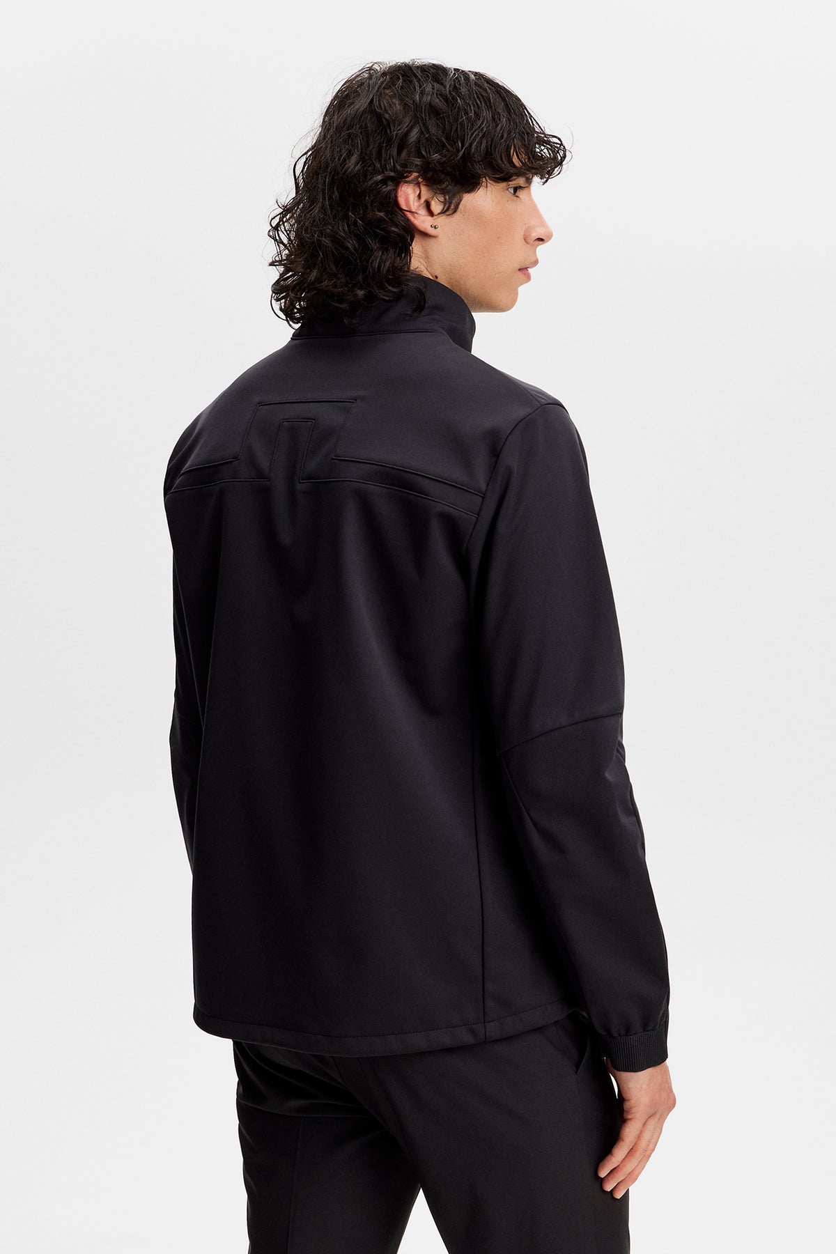 Johnny Softshell Jacket in Black by J.Lindeberg