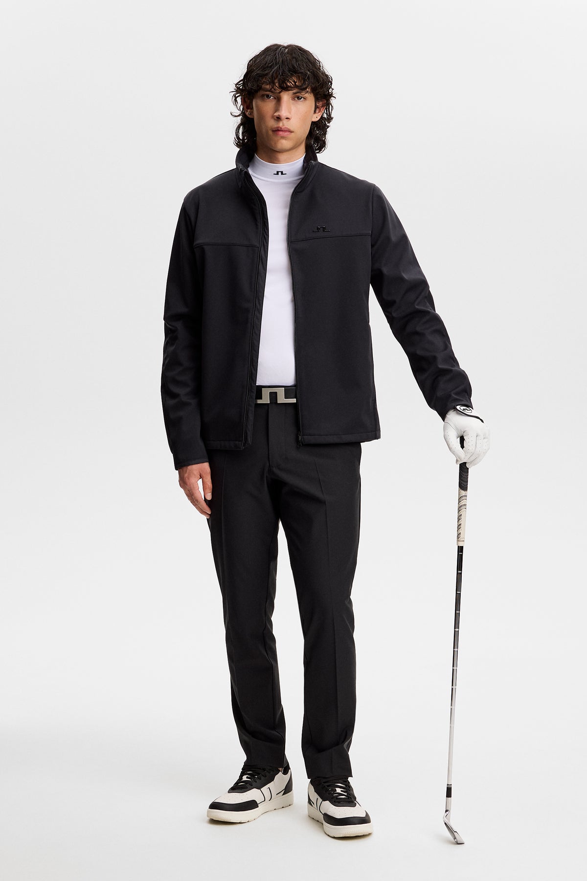 Johnny Softshell Jacket in Black by J.Lindeberg