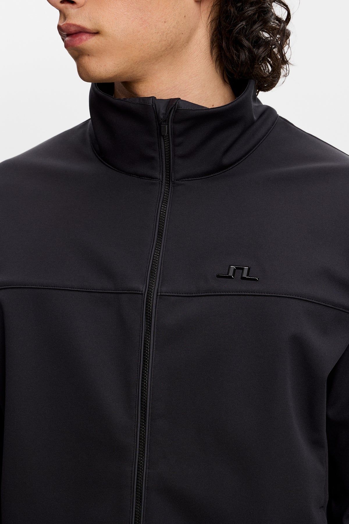 Johnny Softshell Jacket in Black by J.Lindeberg
