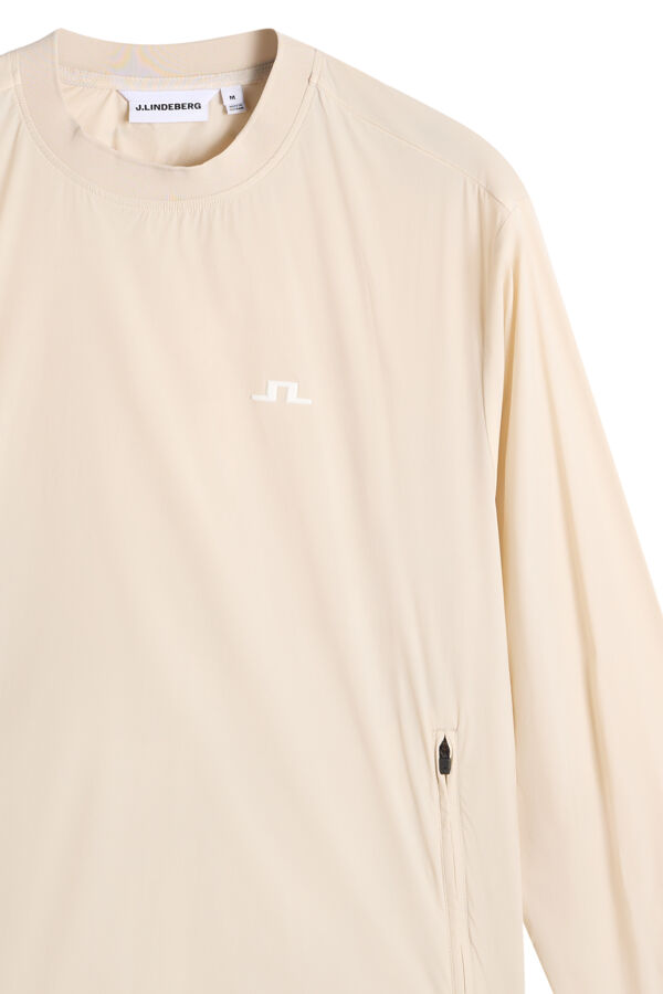 Waren Crewneck Windbreaker / Moonbeam
