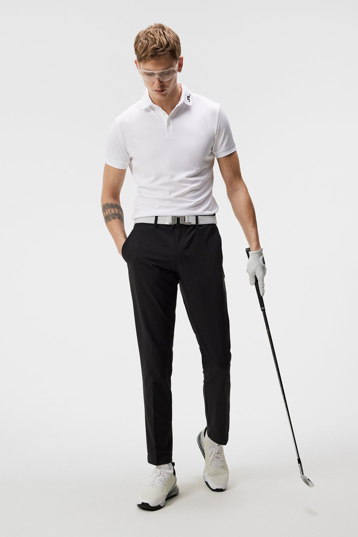 Ellott Golf Pant in Black by J.Lindeberg