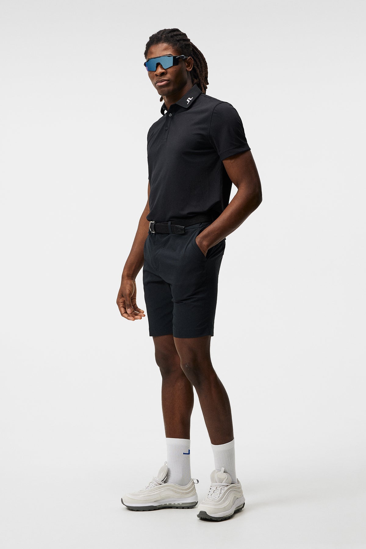Vent Tight Golf Shorts in Black by J.Lindeberg