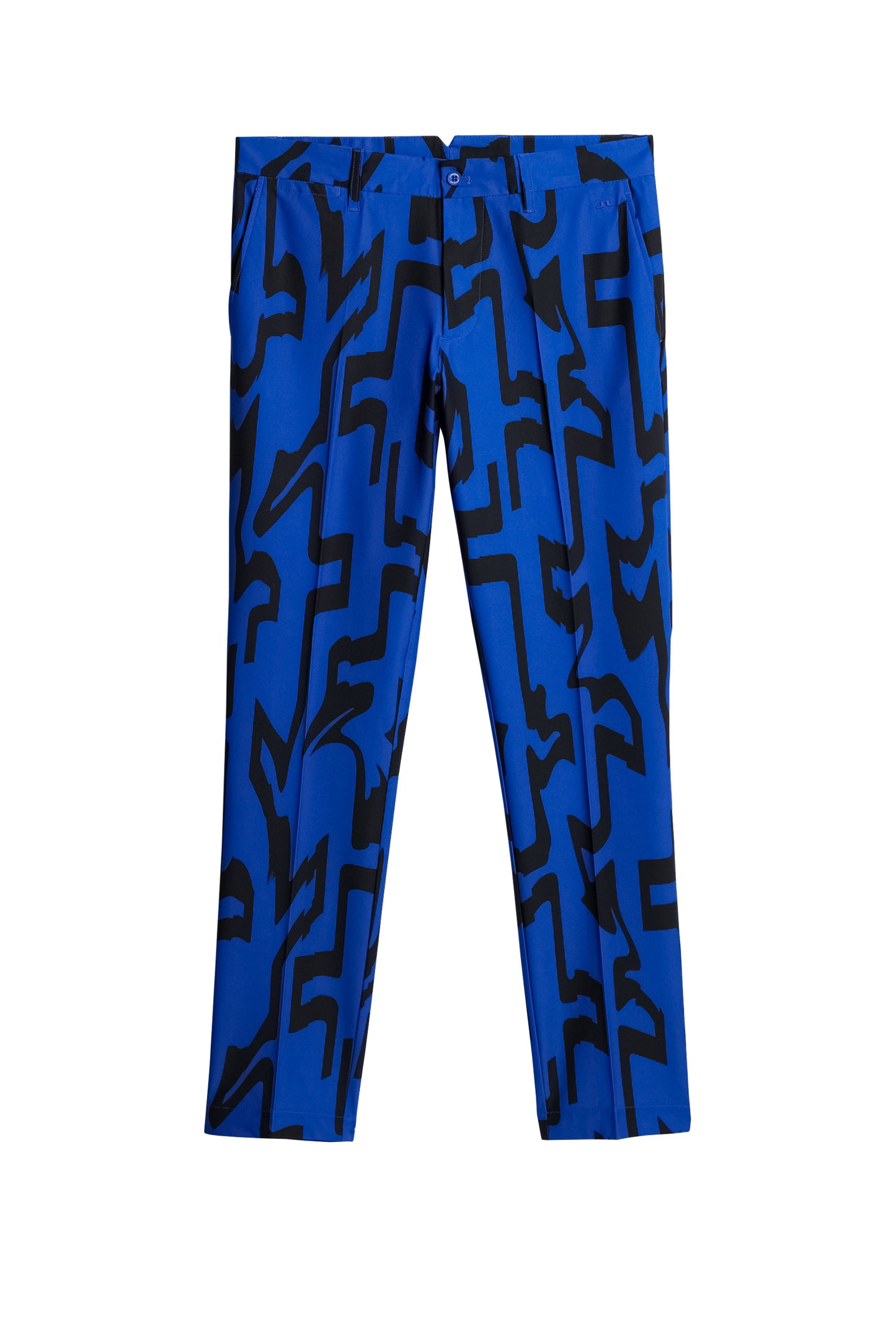 Ellott Print Pant in Glitch Bridge Blue by J.Lindeberg