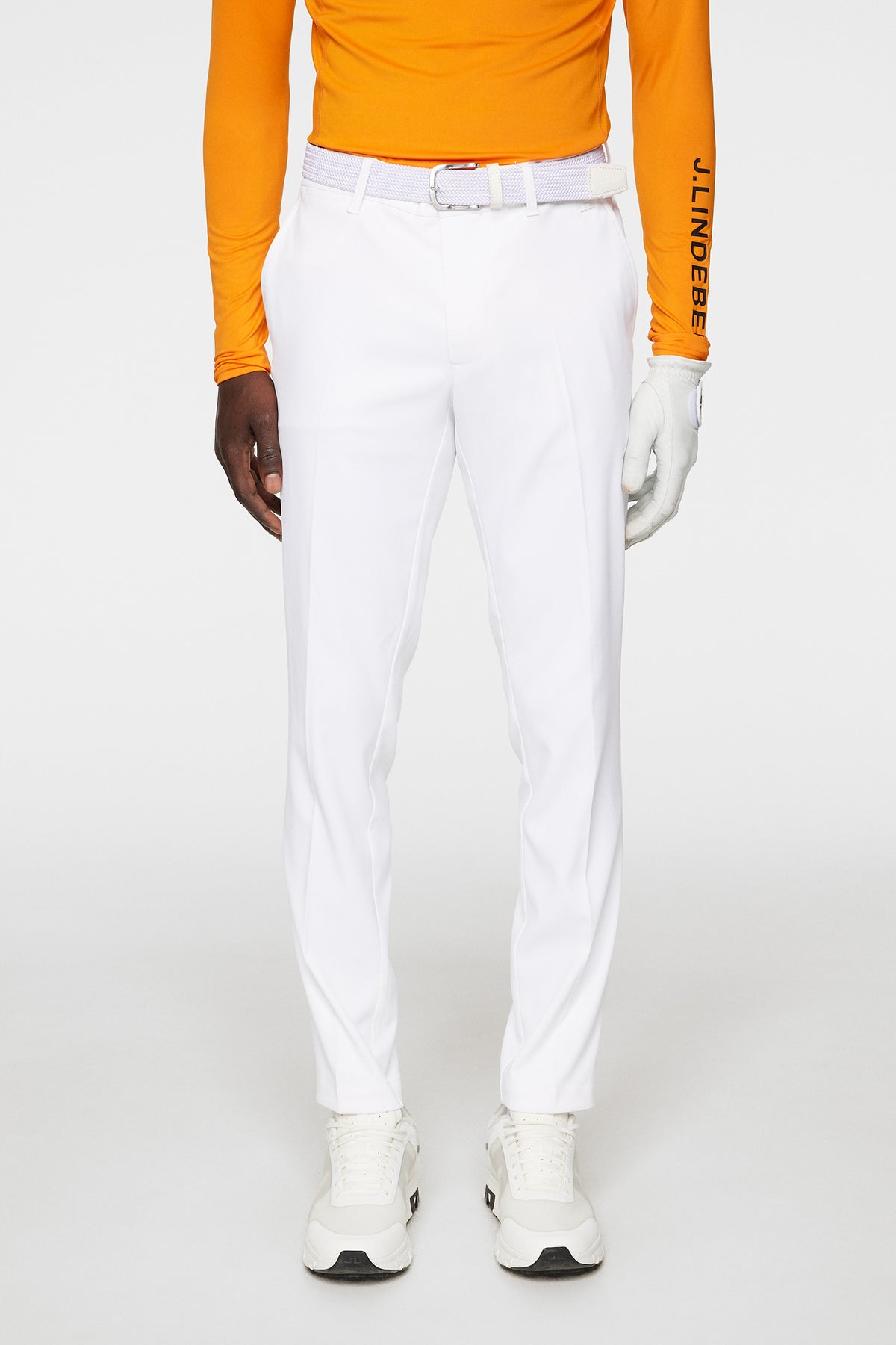 Ellott Pant in White by J.Lindeberg