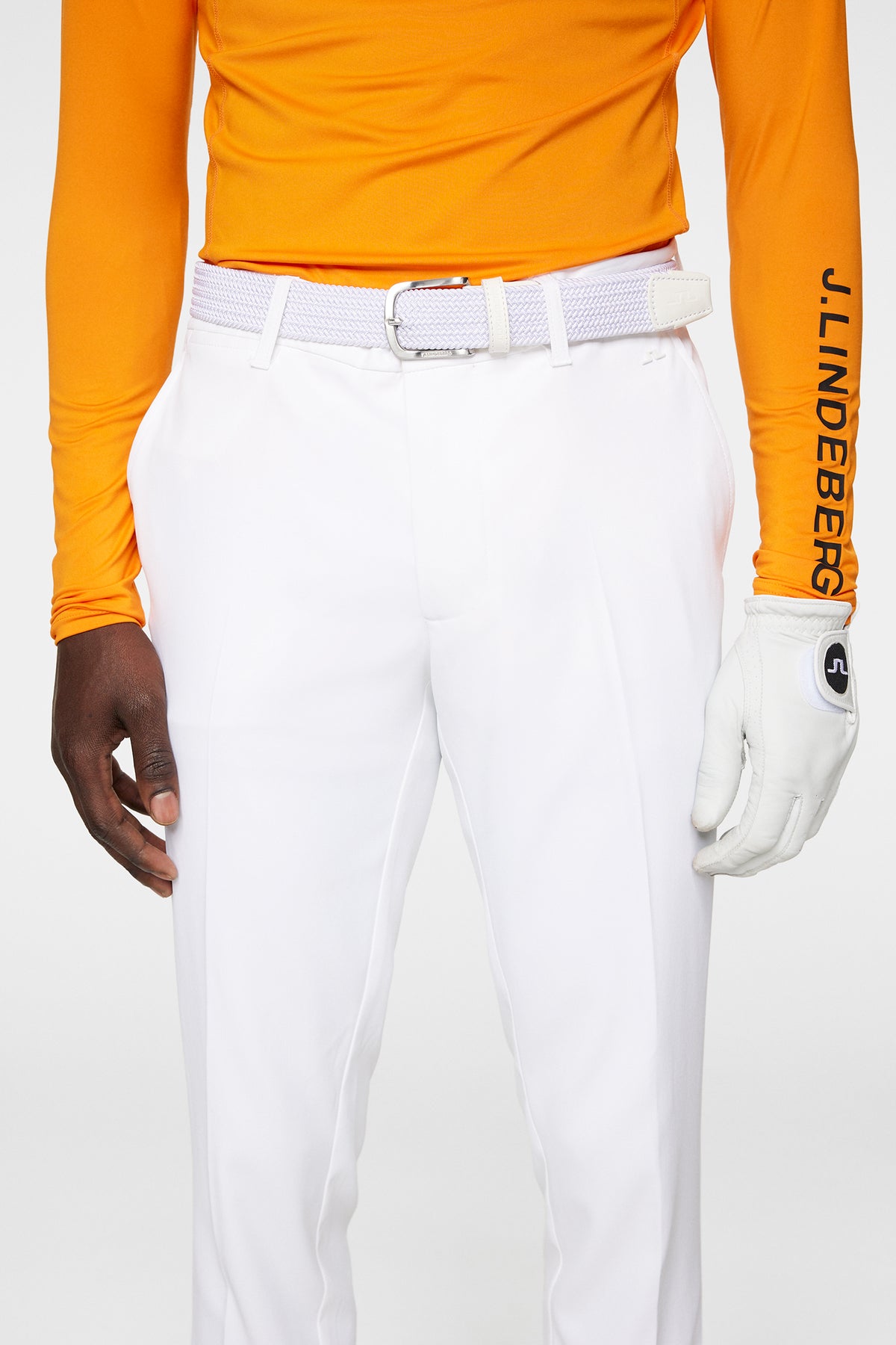 Ellott Pant in White by J.Lindeberg