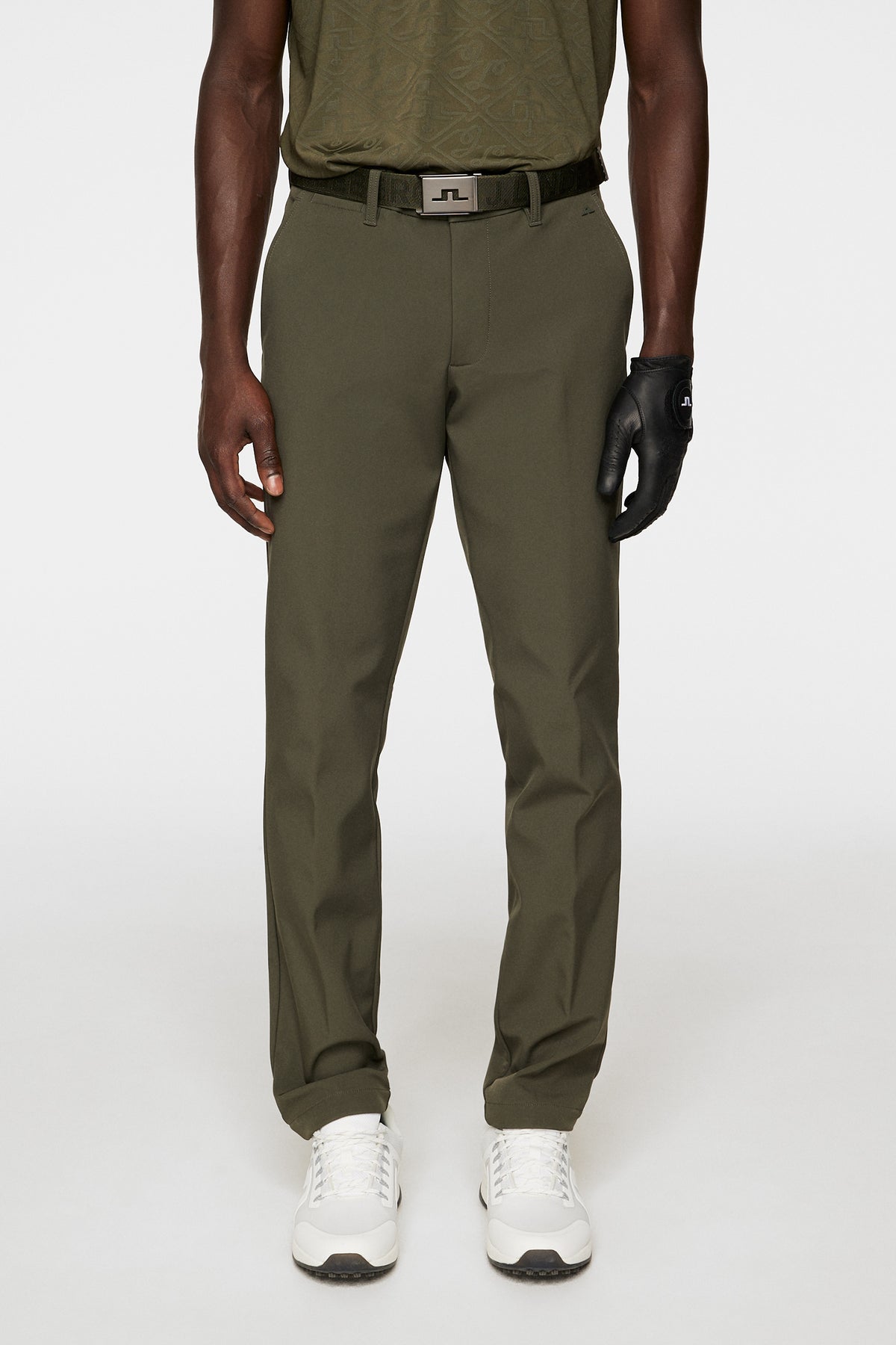 Ellott Bonded Fleece Pant in Forest Green by J.Lindeberg