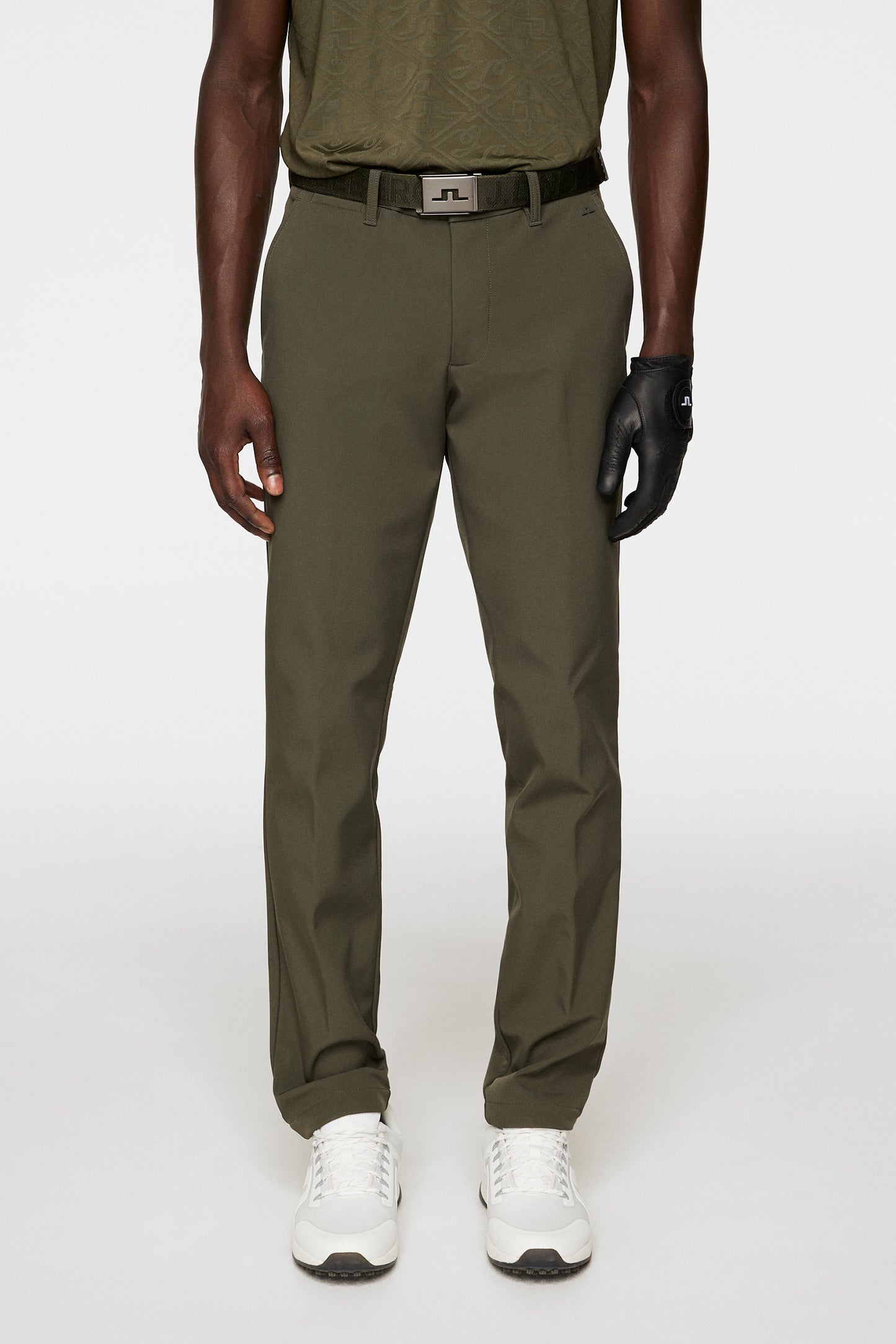 Ellott Bonded Fleece Pant in Forest Green by J.Lindeberg