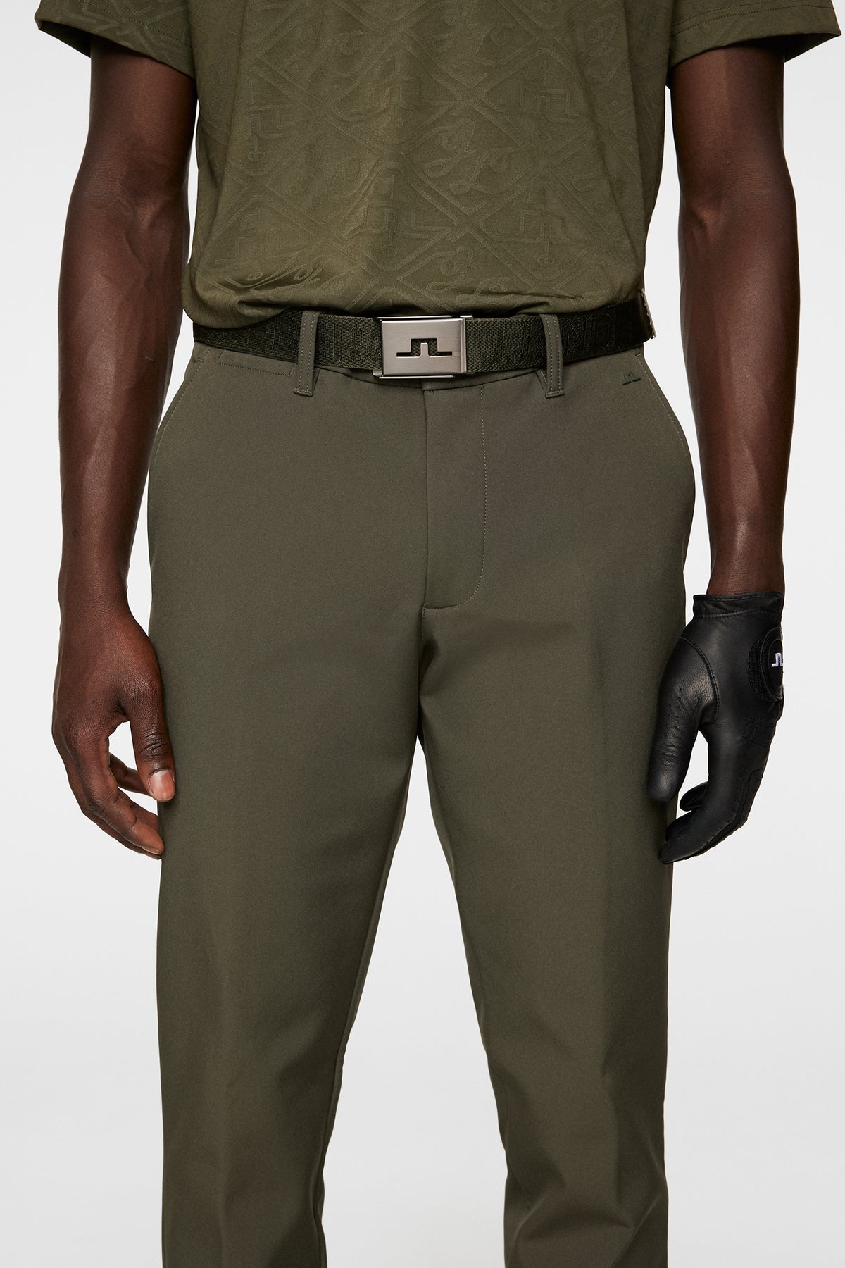 Ellott Bonded Fleece Pant in Forest Green by J.Lindeberg