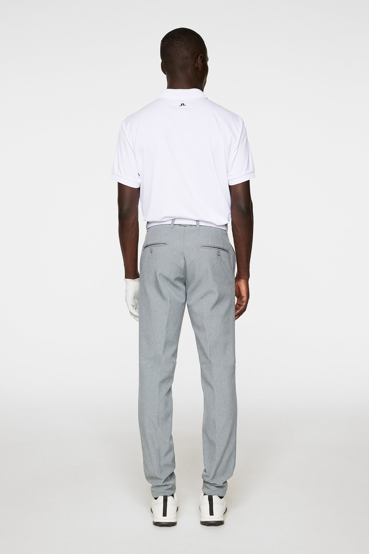 Ellott Bonded Fleece Pant in Medium Grey Melange by J.Lindeberg