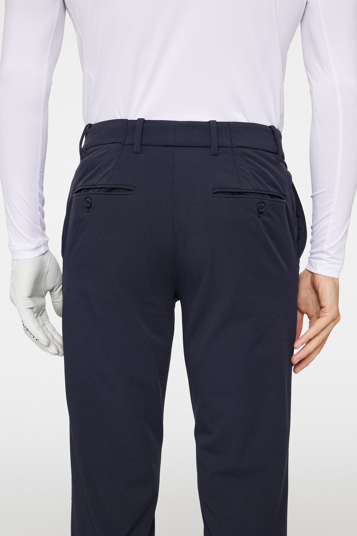 Axil Fleece Twill Pant in JL Navy by J.Lindeberg