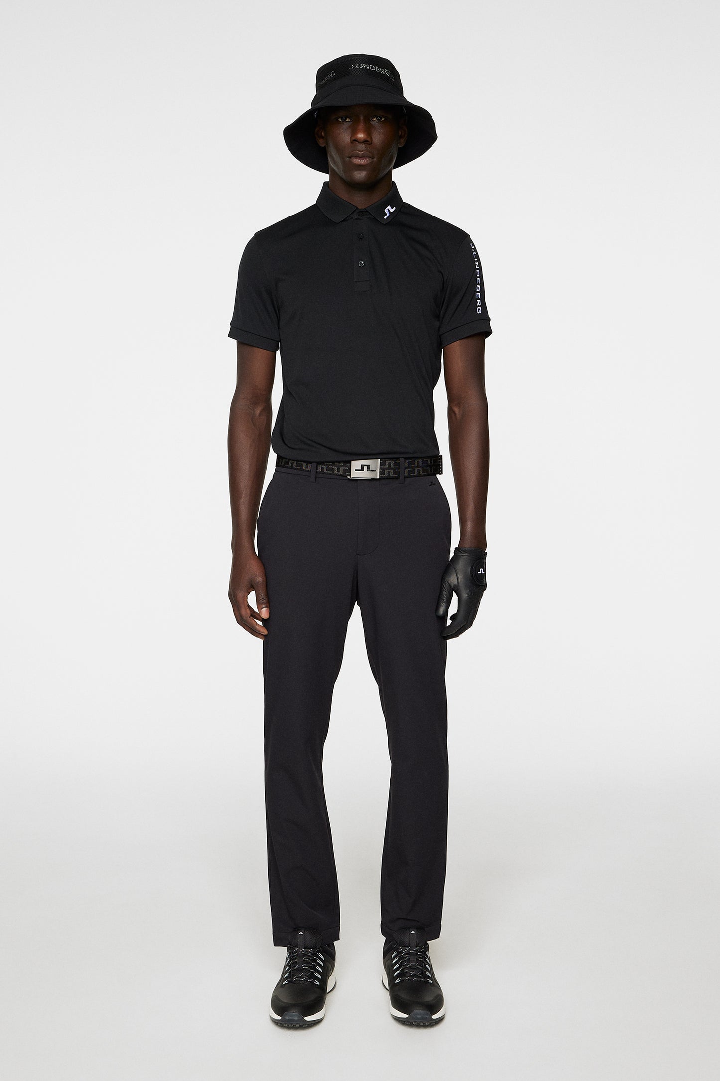 Axil Fleece Twill Pant in Black by J.Lindeberg