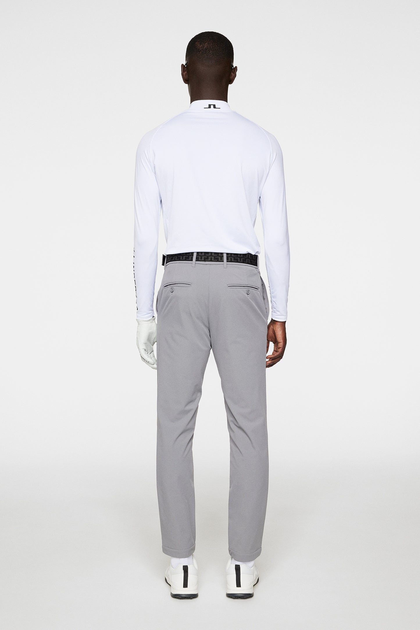 Axil Fleece Twill Pant in Night Owl by J.Lindeberg
