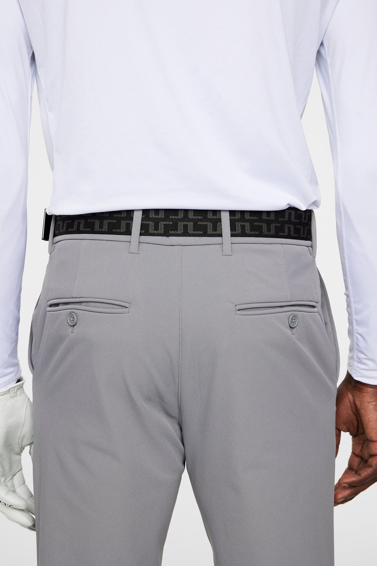 Axil Fleece Twill Pant in Night Owl by J.Lindeberg