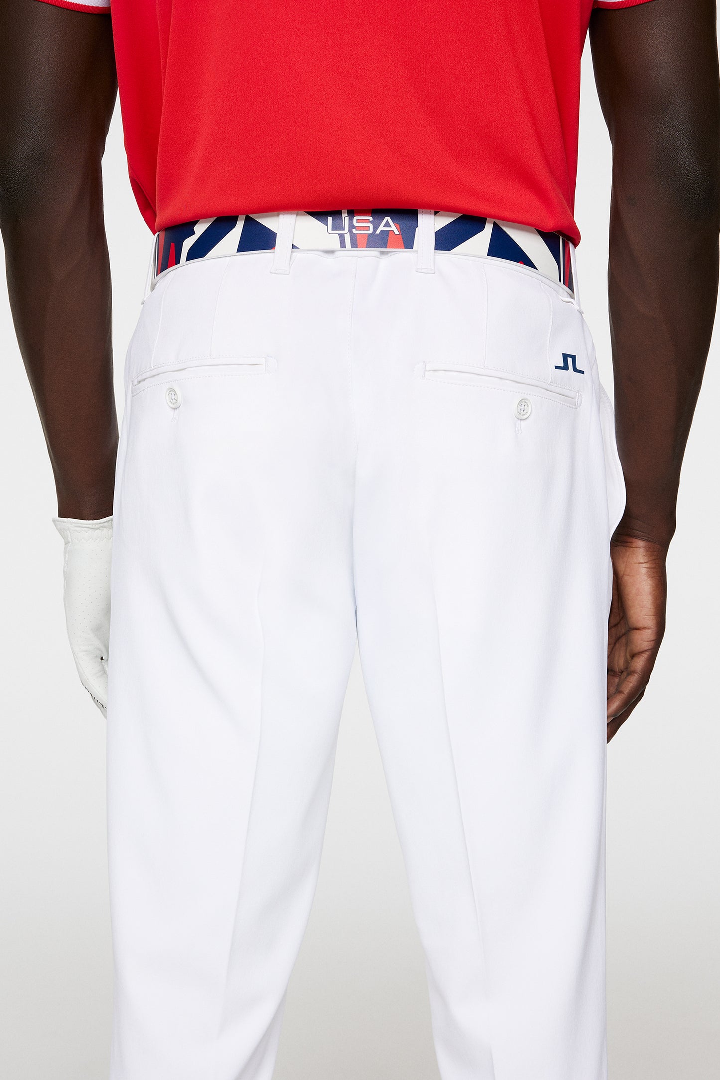 Ellott Pant in White by J.Lindeberg