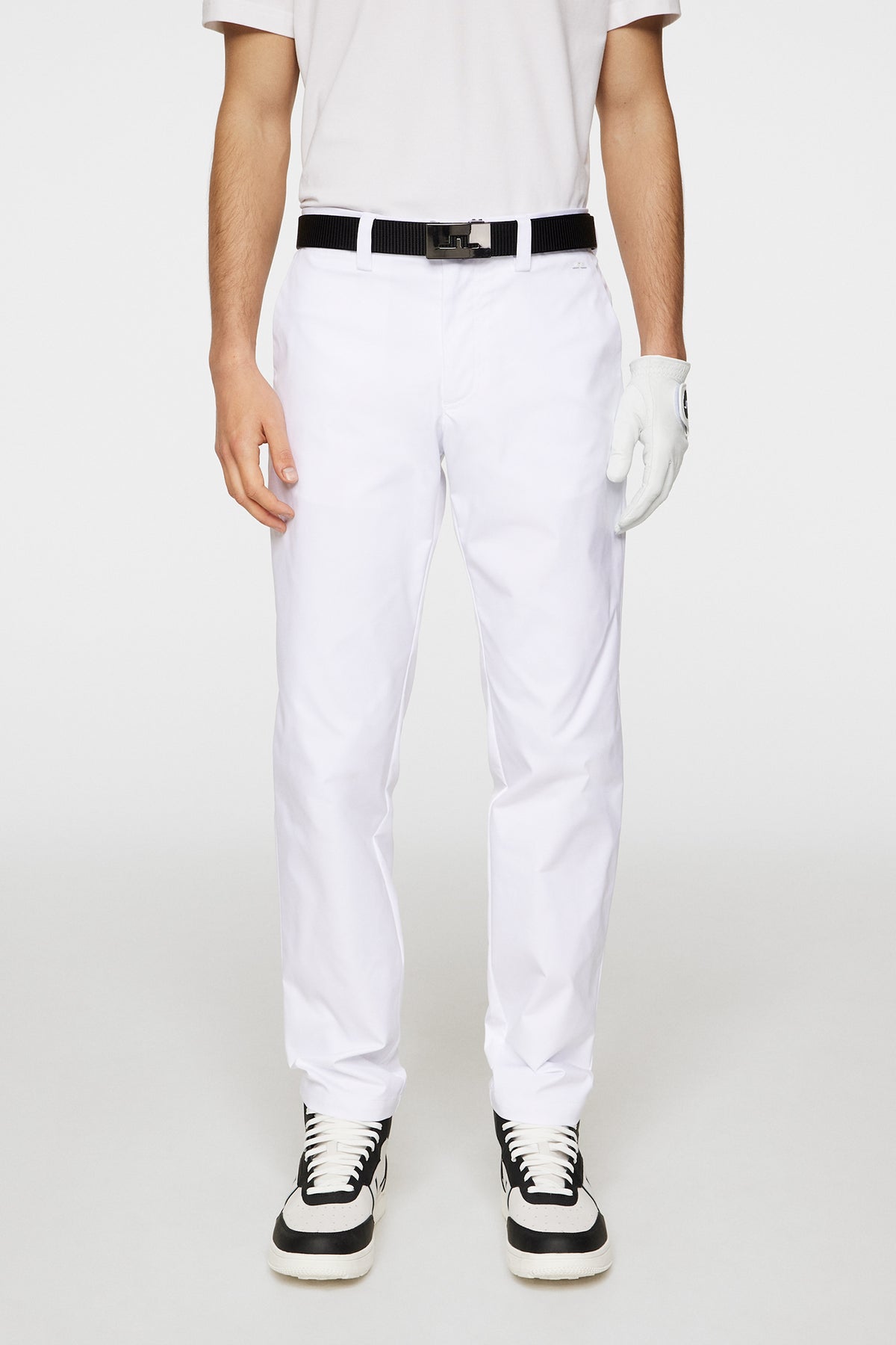 JL Pro pant in White by J.Lindeberg