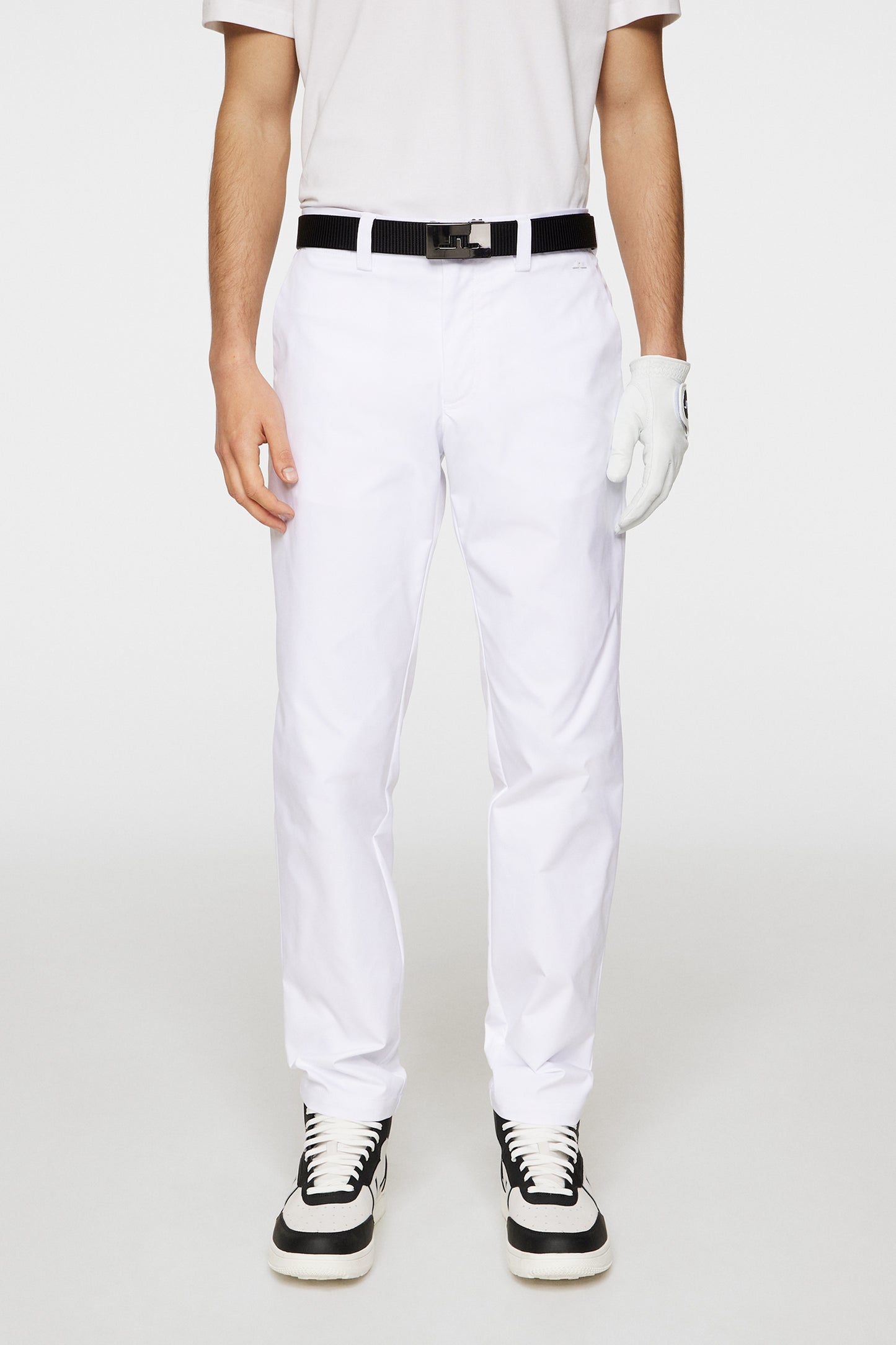 JL Pro pant in White by J.Lindeberg