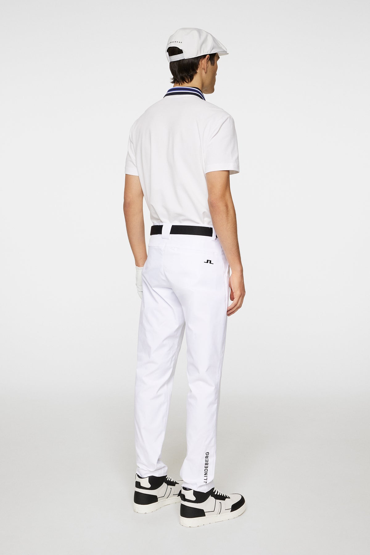 JL Pro pant in White by J.Lindeberg