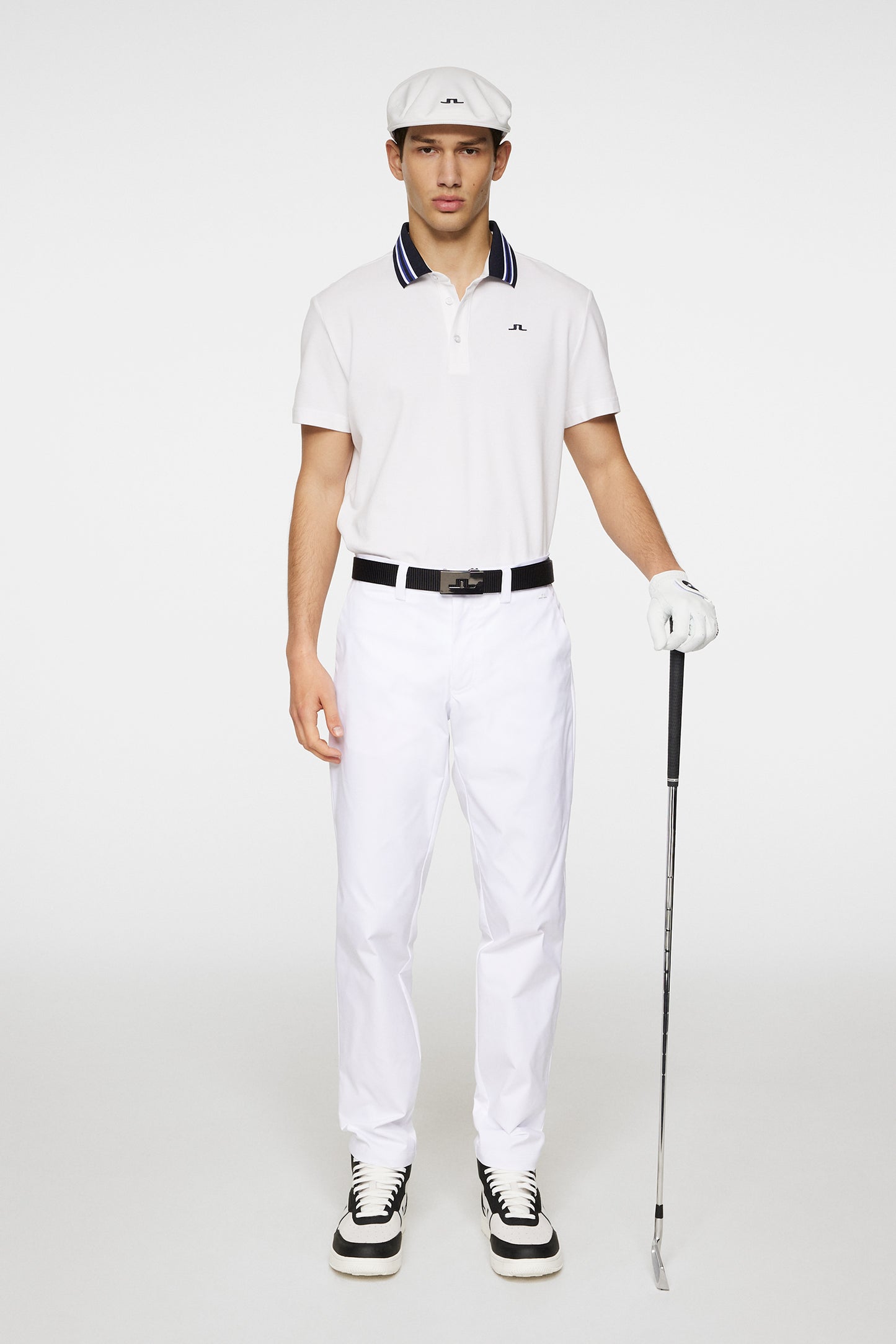 JL Pro pant in White by J.Lindeberg