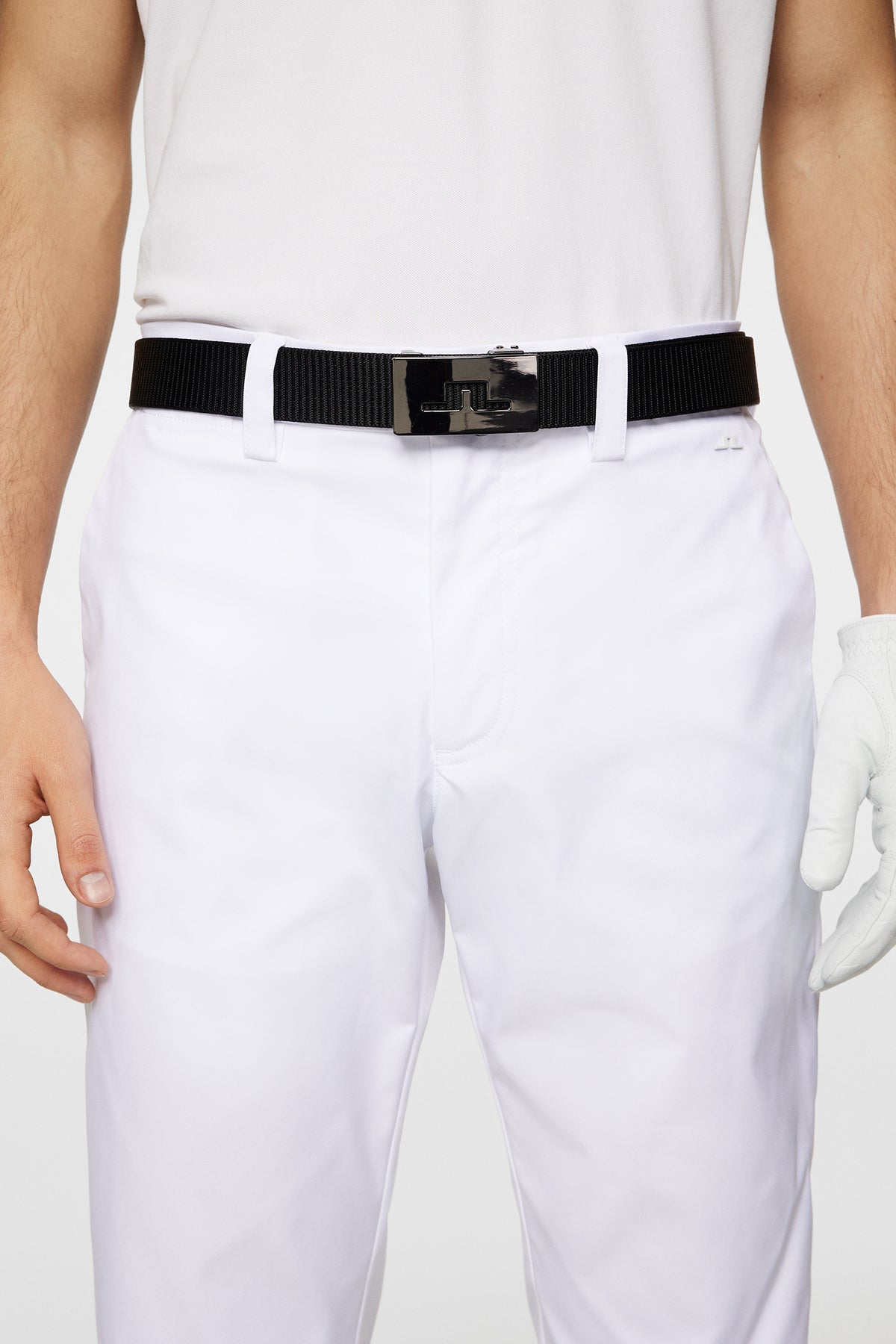 JL Pro pant in White by J.Lindeberg