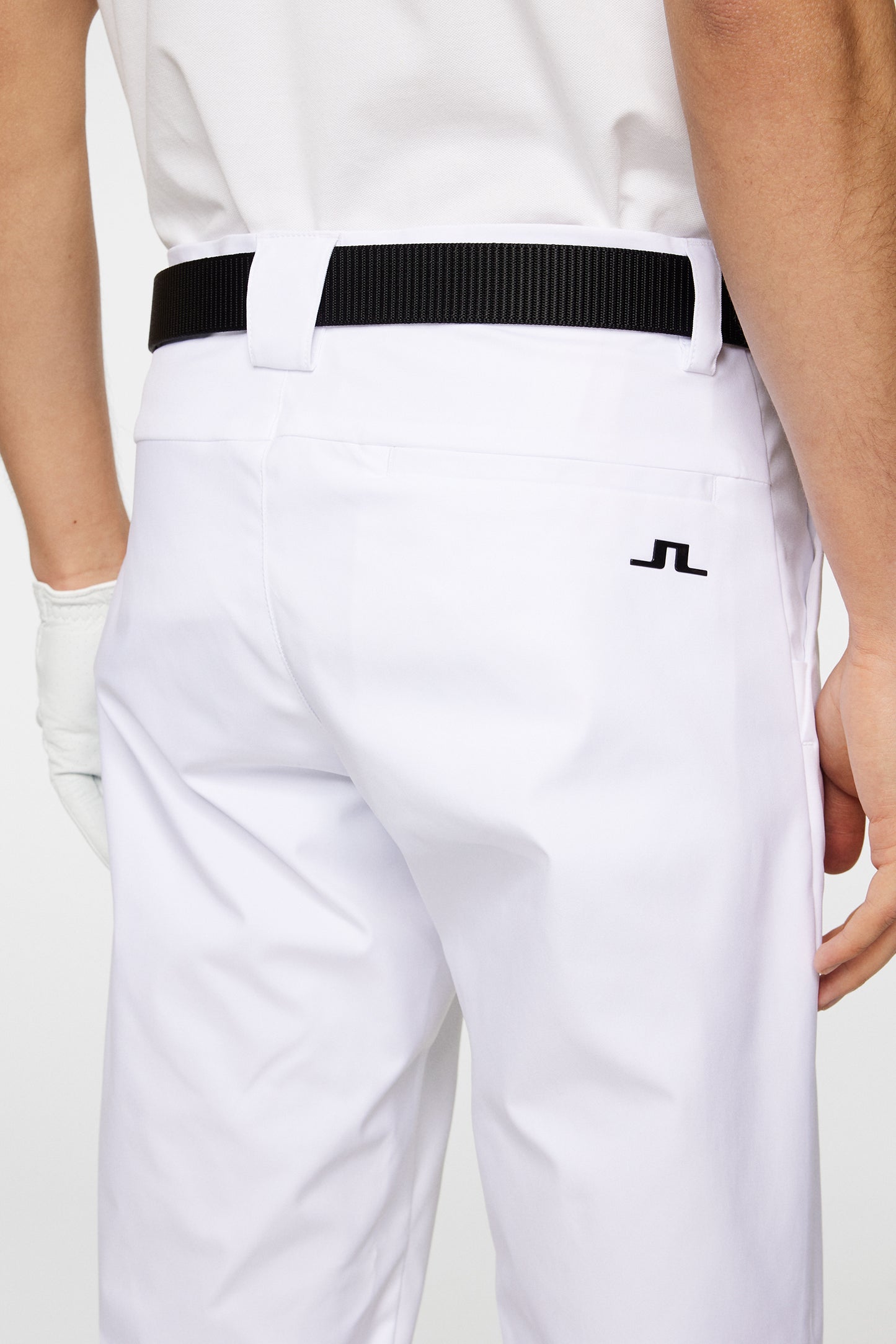 JL Pro pant in White by J.Lindeberg