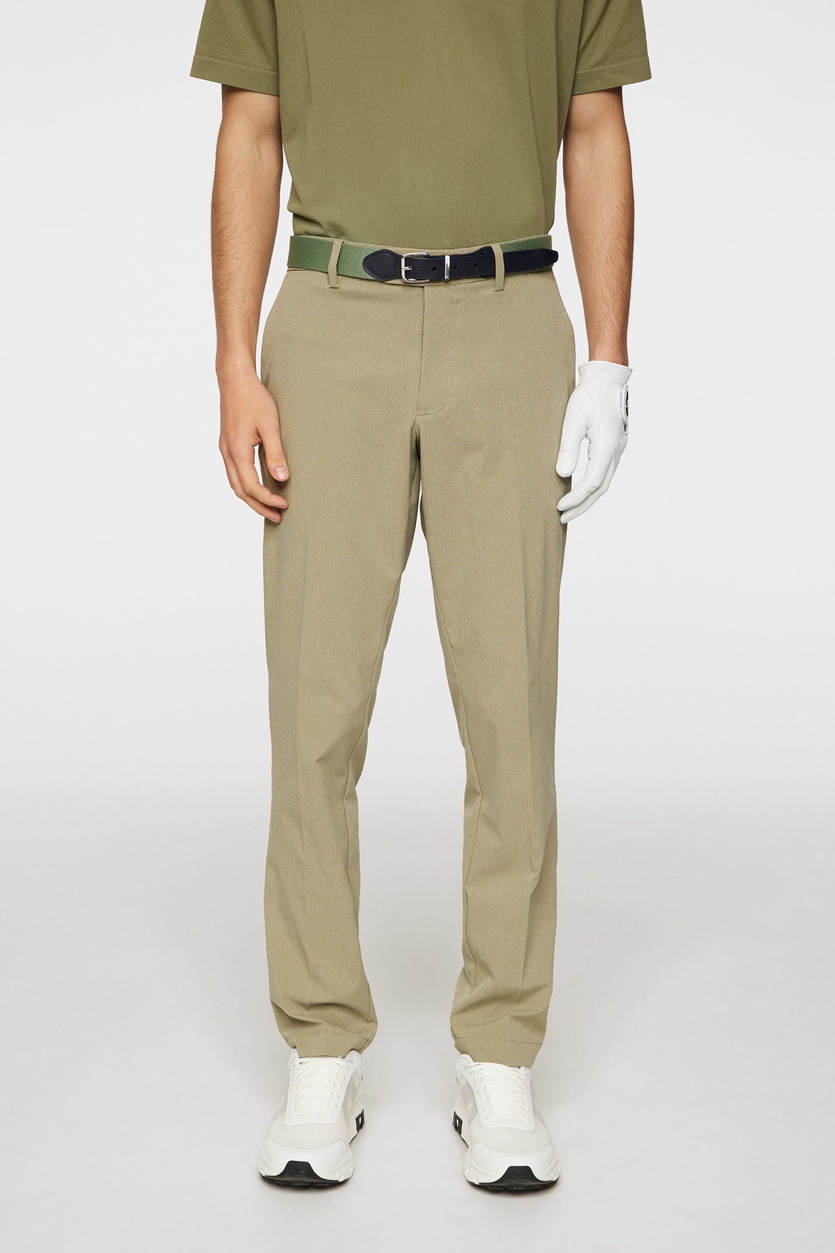 Vent Pant in Oil Green by J.Lindeberg