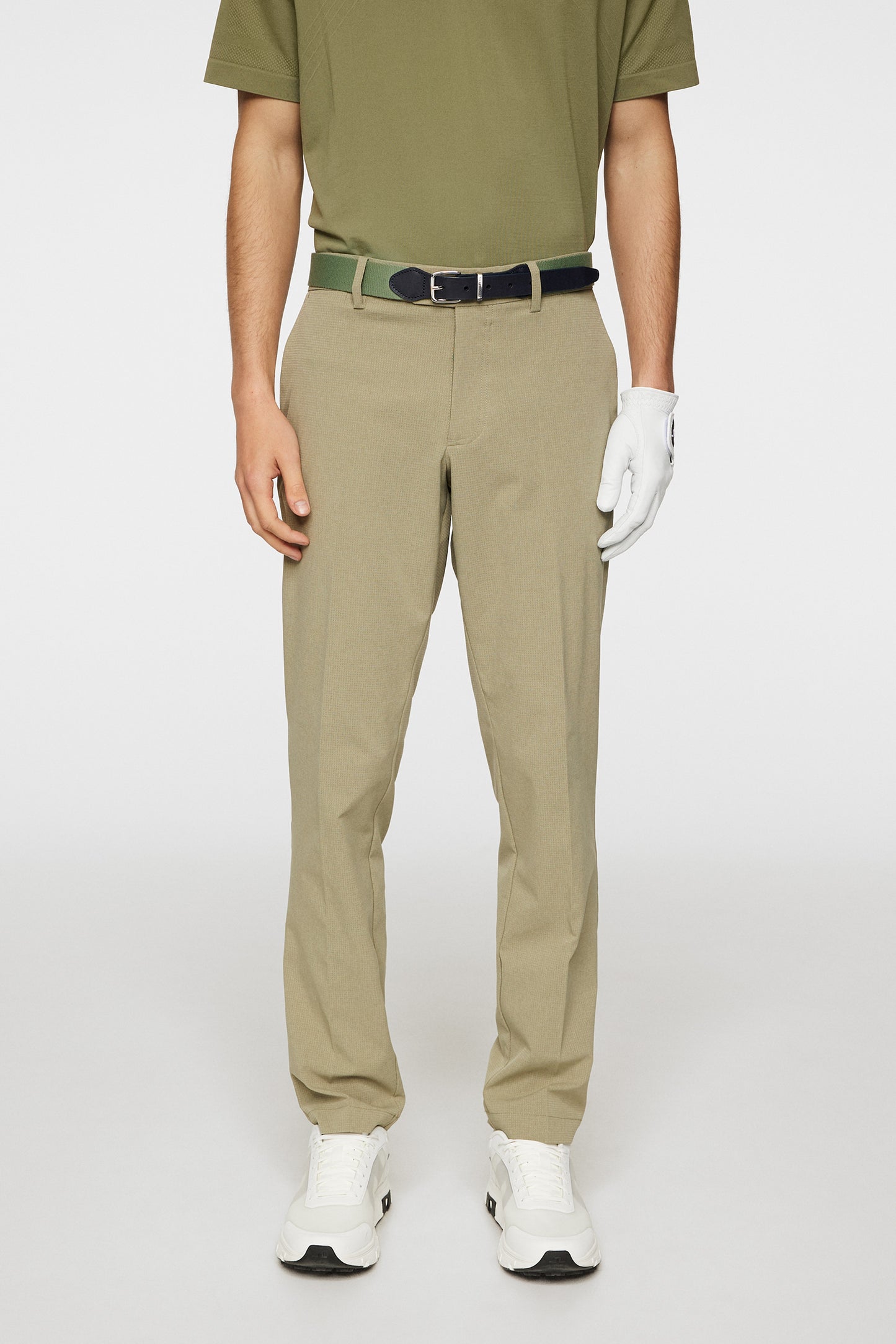 Vent Pant in Oil Green by J.Lindeberg