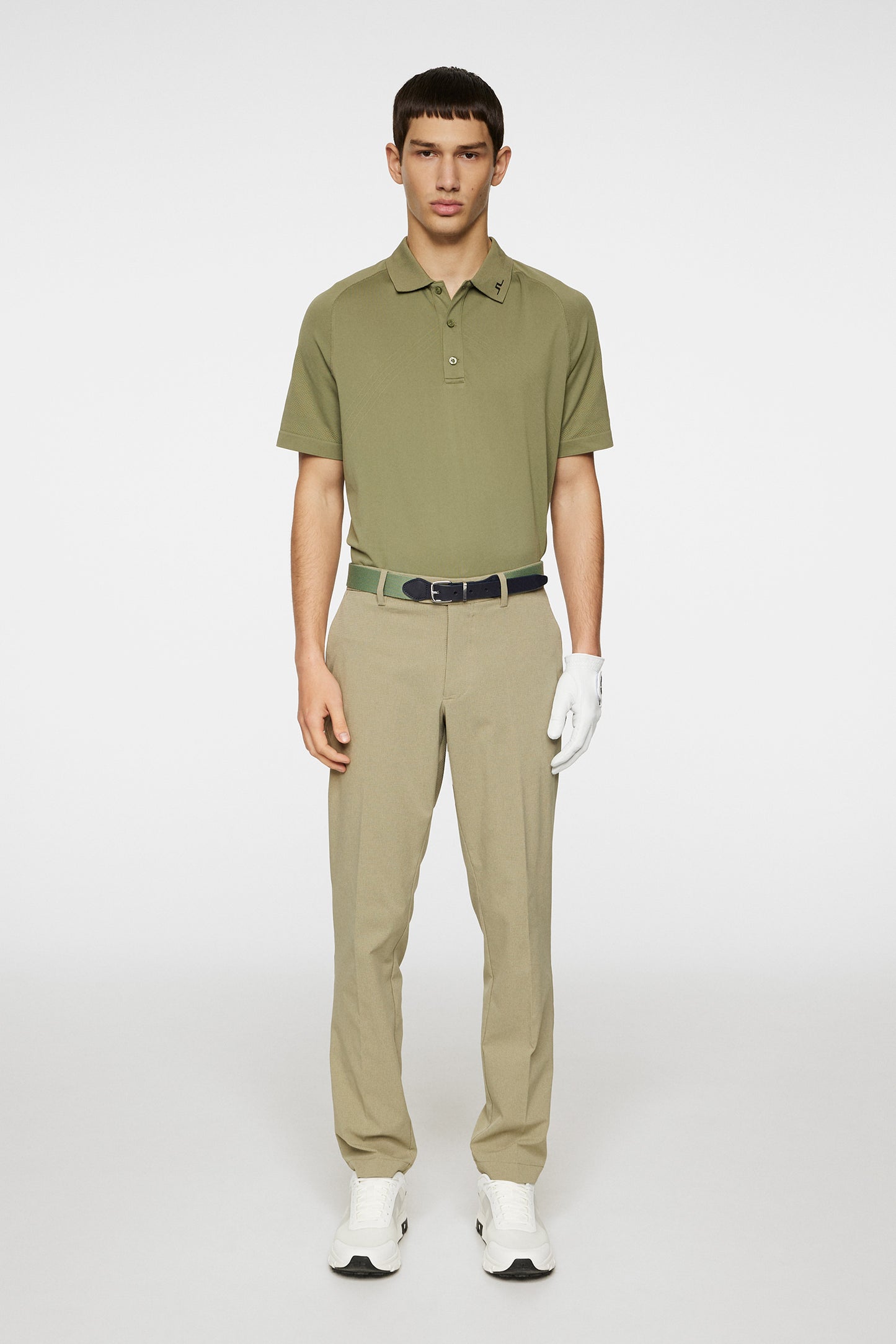 Vent Pant in Oil Green by J.Lindeberg